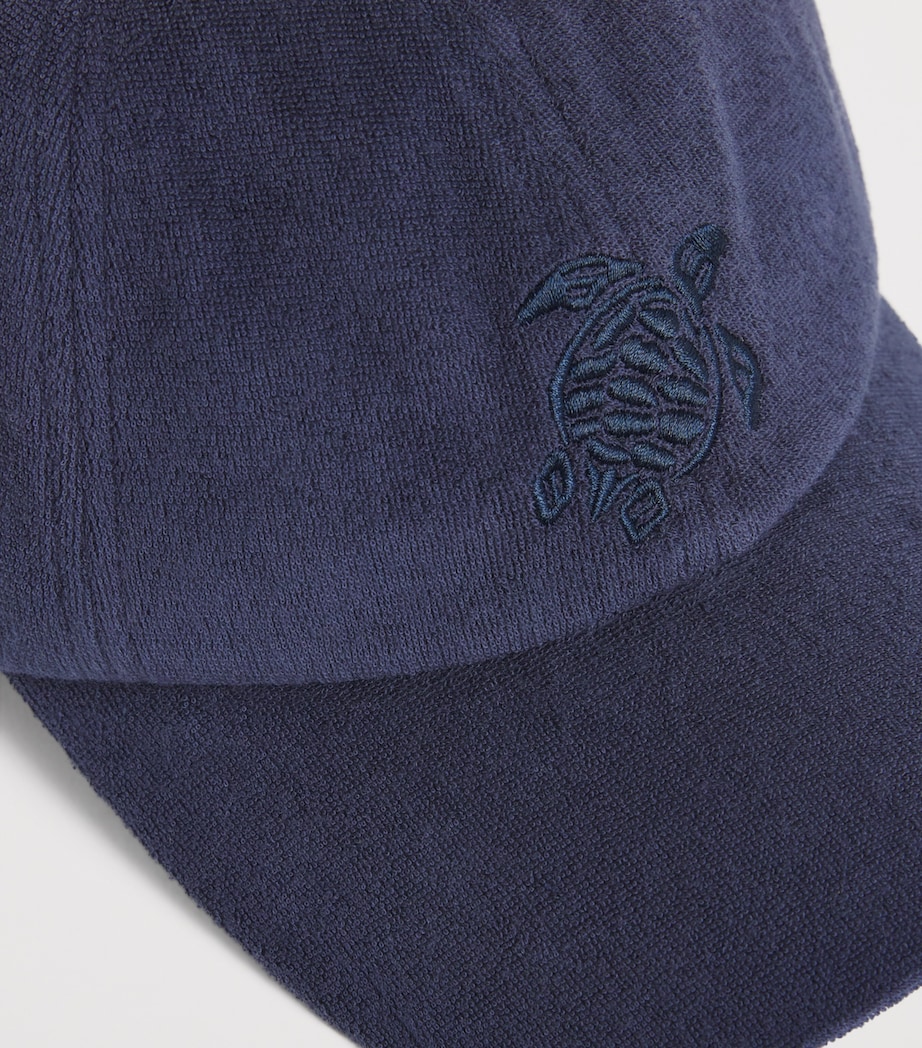 Embroidered Turtle Baseball Cap 390-BLEU MARINE Image 3