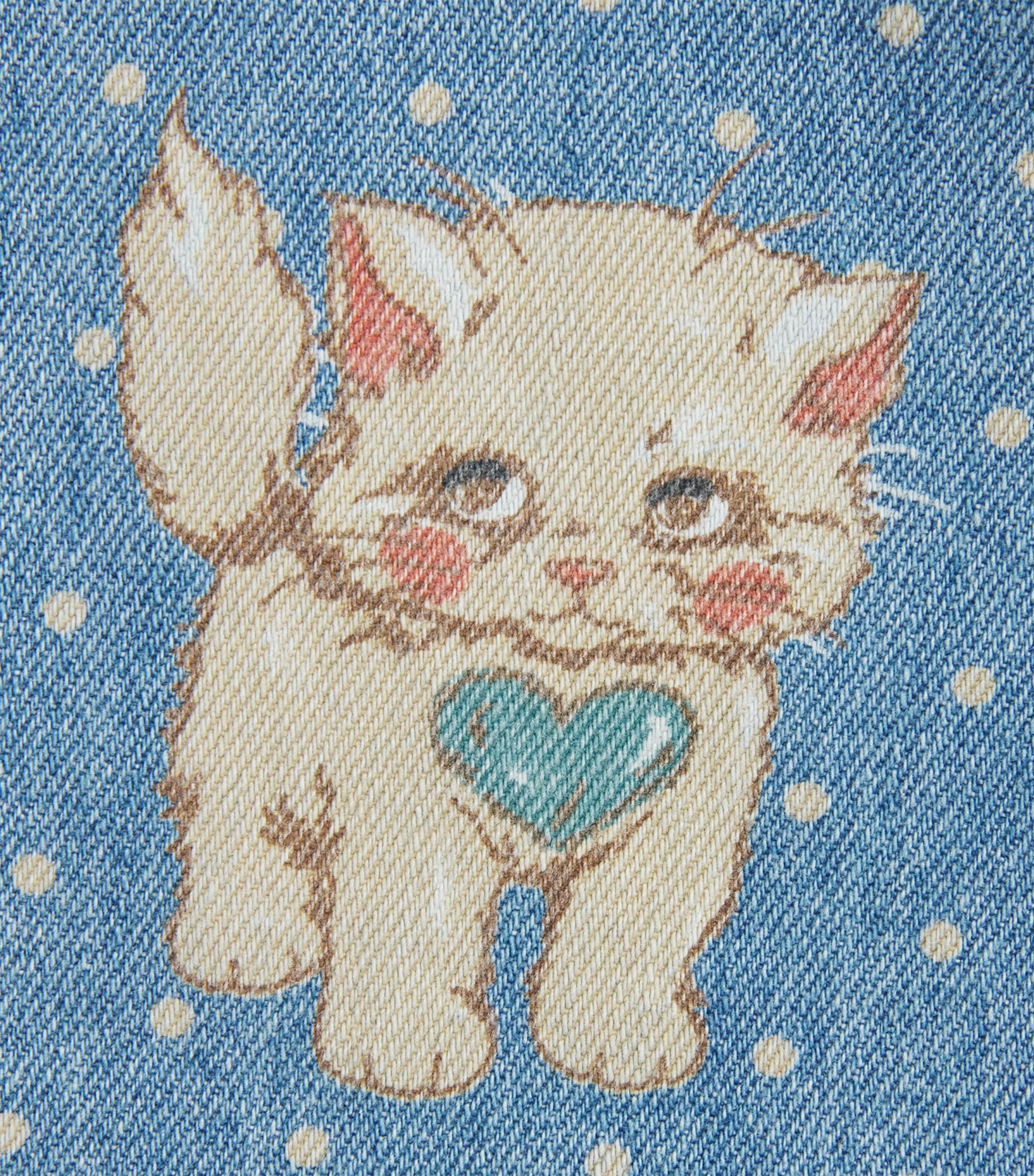 KONGES SLOJD Denim Magot Frill Trousers (9 Months-10 Years) Miao Image 3