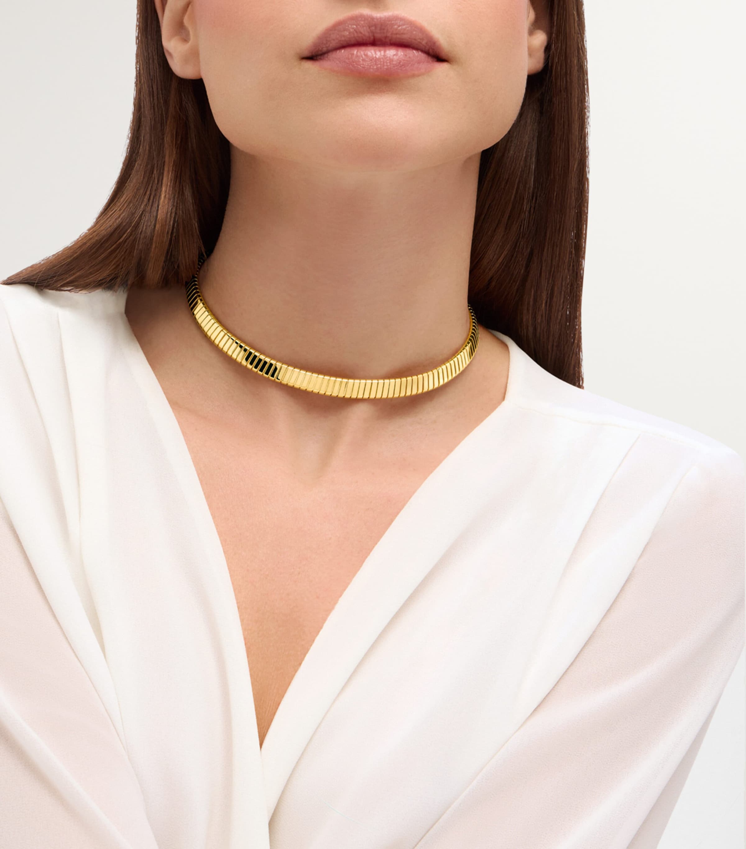 Yellow Gold Tubogas Necklace YELLOW GOLD Image 4