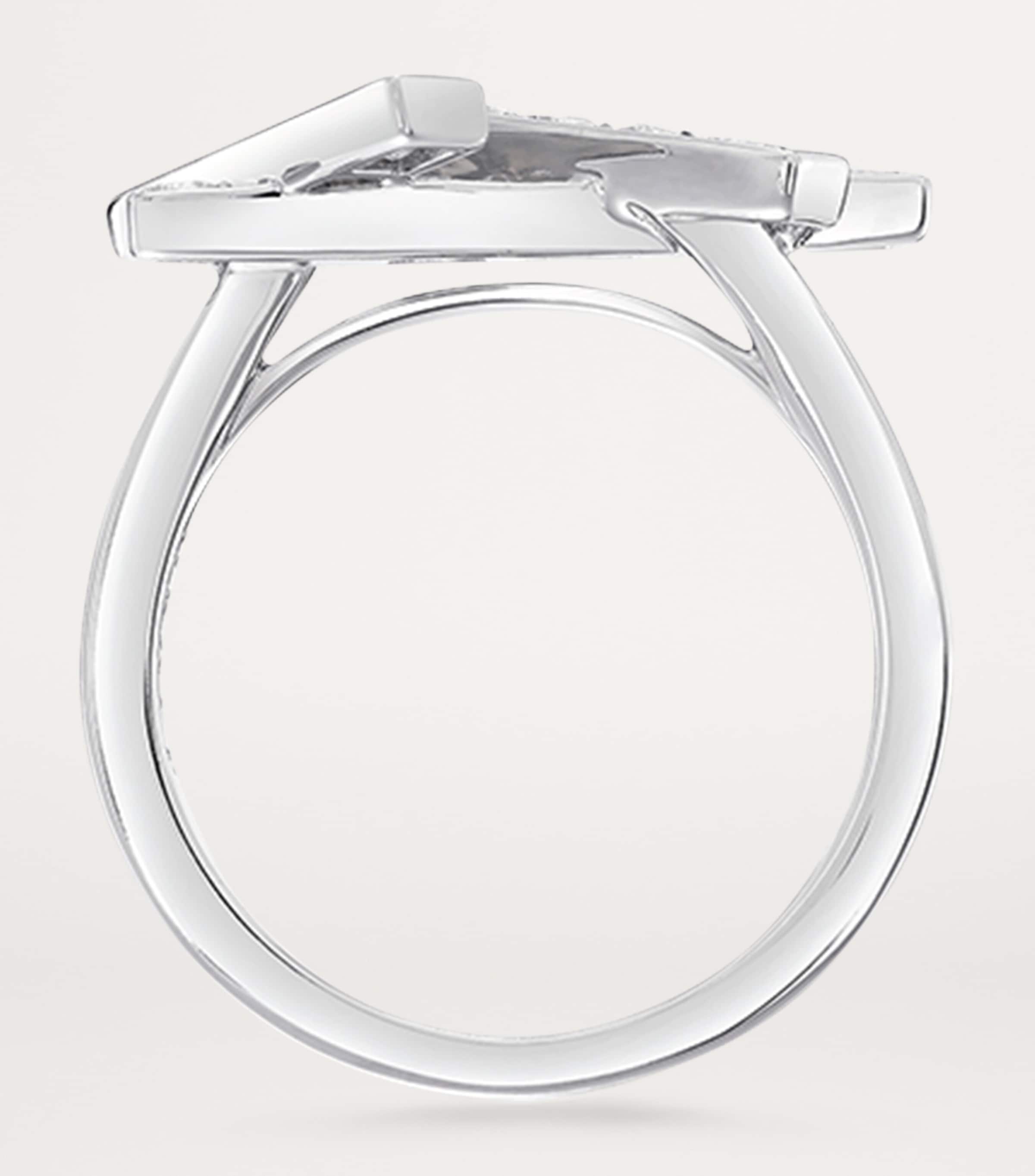 Graff White Gold and Diamond Threads Ring White Gold Image 3
