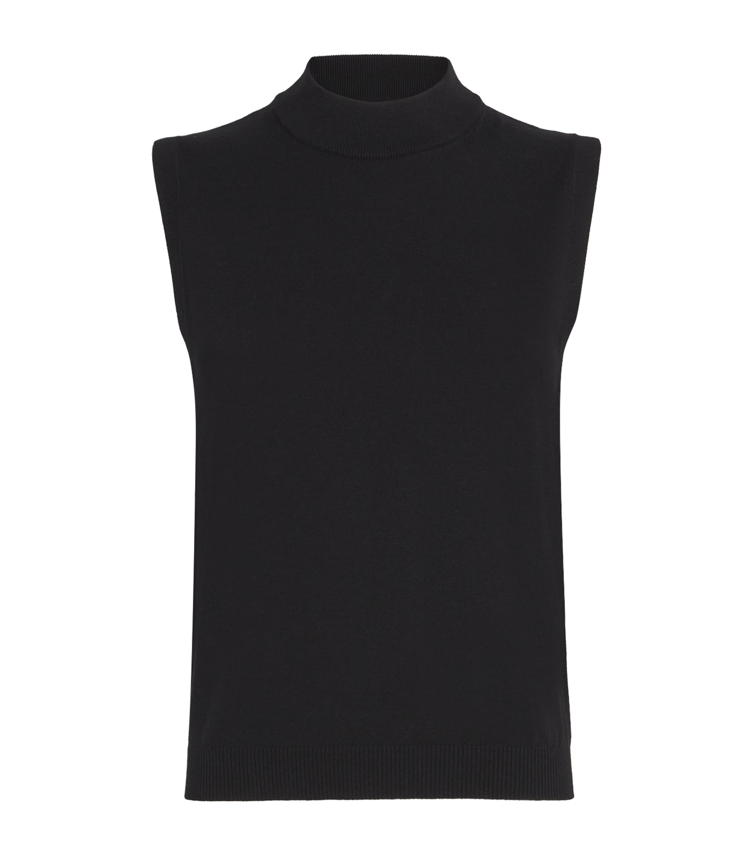 Weekend Max Mara Knitted Tank Top In Black