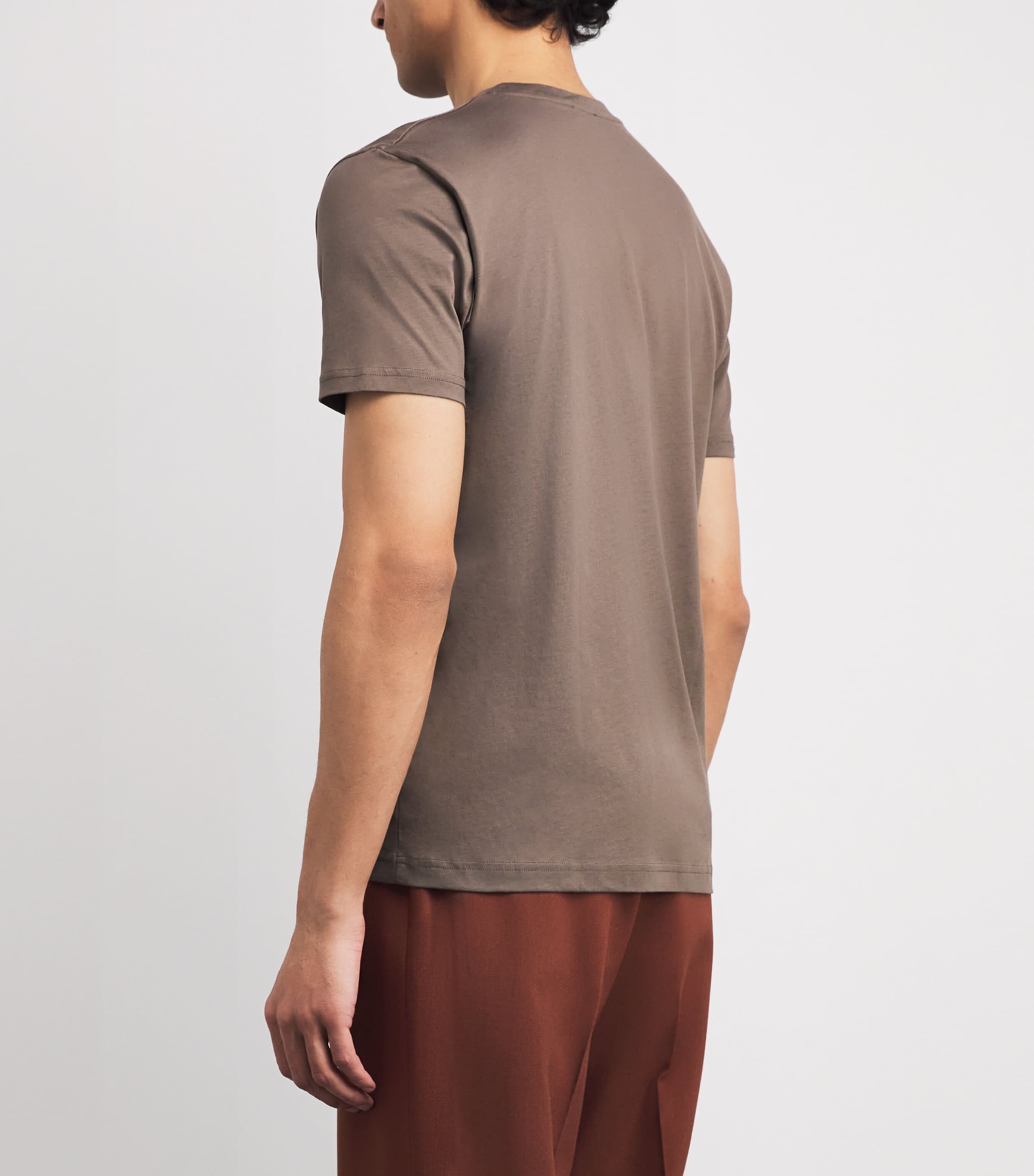 Supima Cotton Riviera T-Shirt BRGR DARK CEDAR26 Image 4