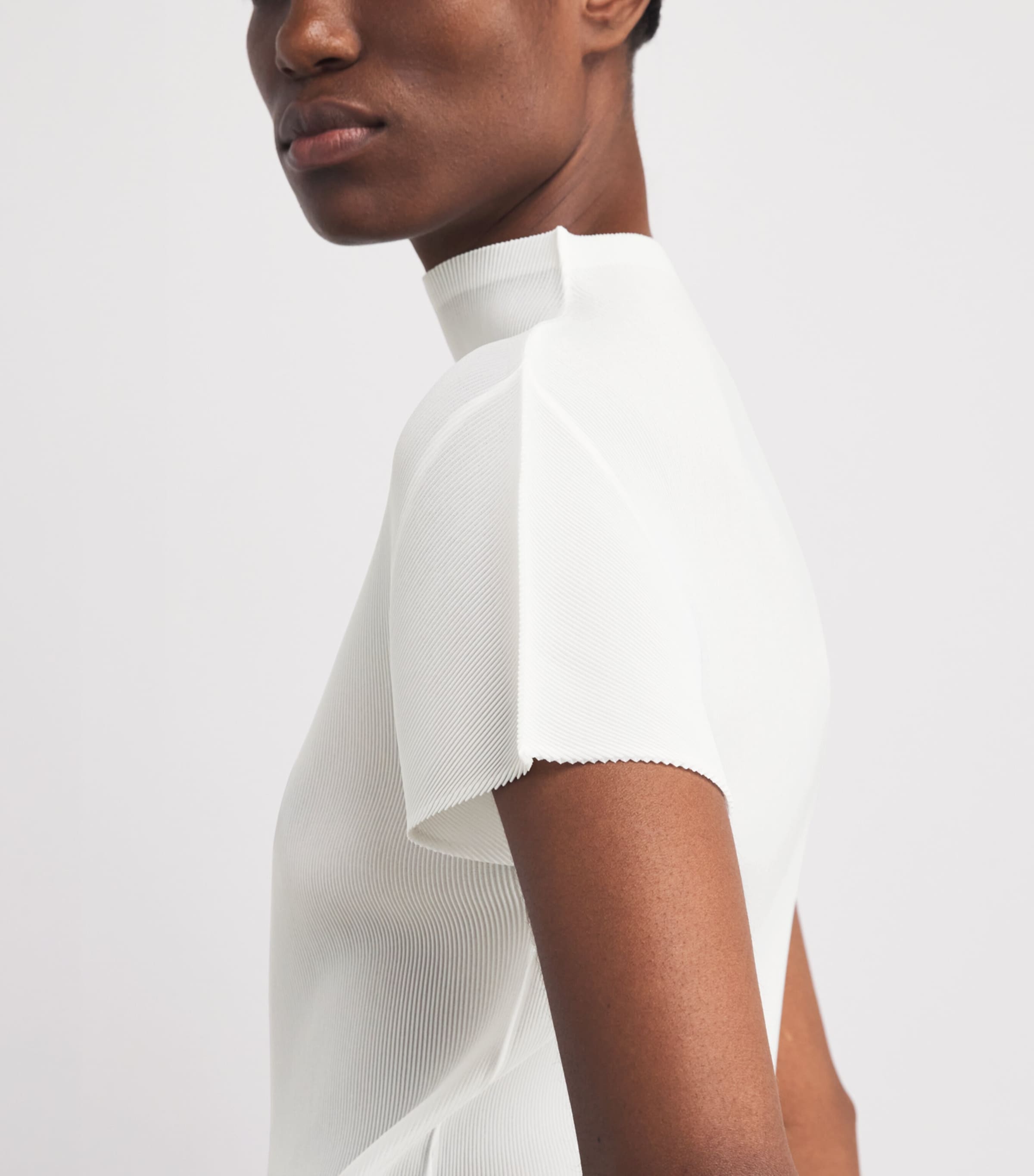 Pleats Please Issey Miyake White Mist Basics Top | Harrods US