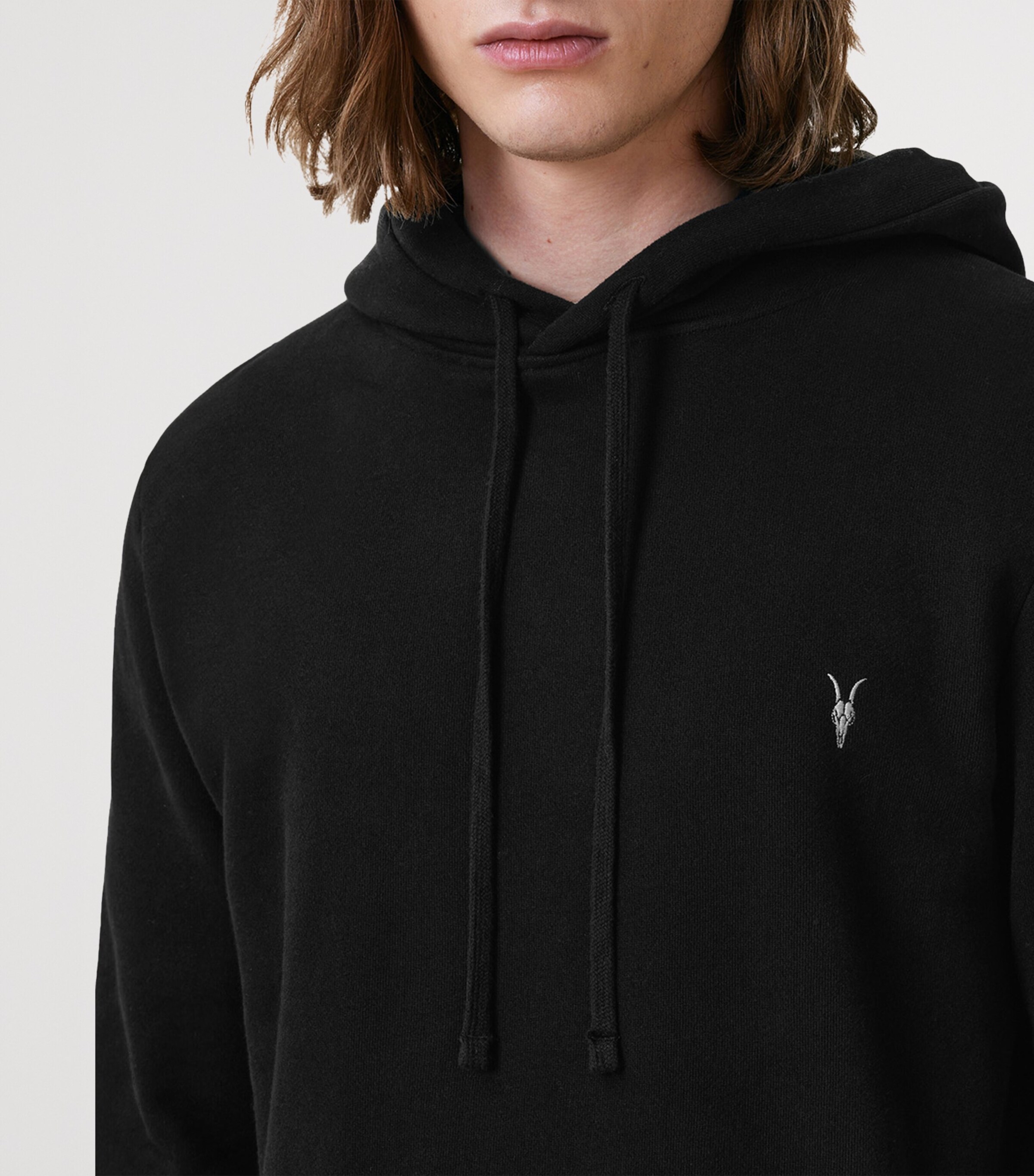Organic Cotton Raven Oth Hoodie BLACK Image 7