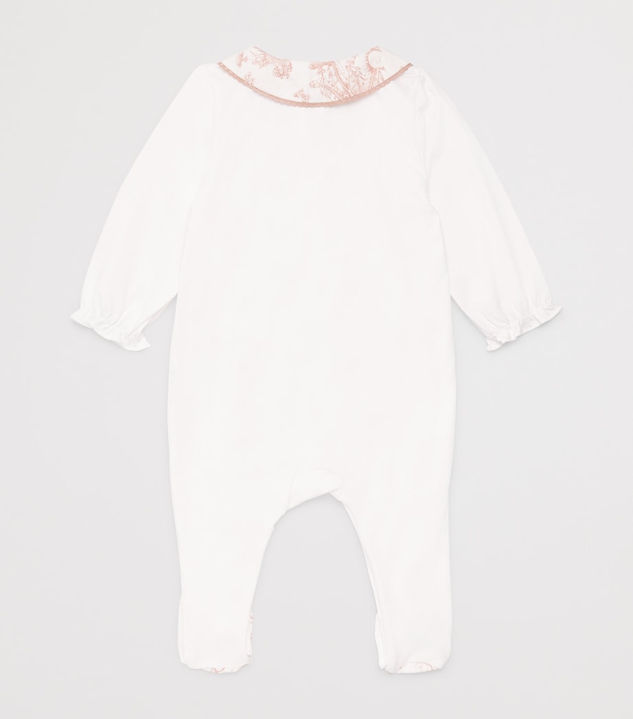 Cotton Embroidered All-In-One (0-24 Months) 30TERRACOTTA Image 2