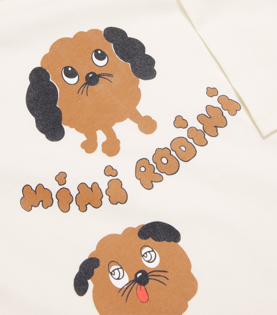 Organic Cotton Doggies T-Shirt (3-11 Years) 11OFF-WHITE Image 3