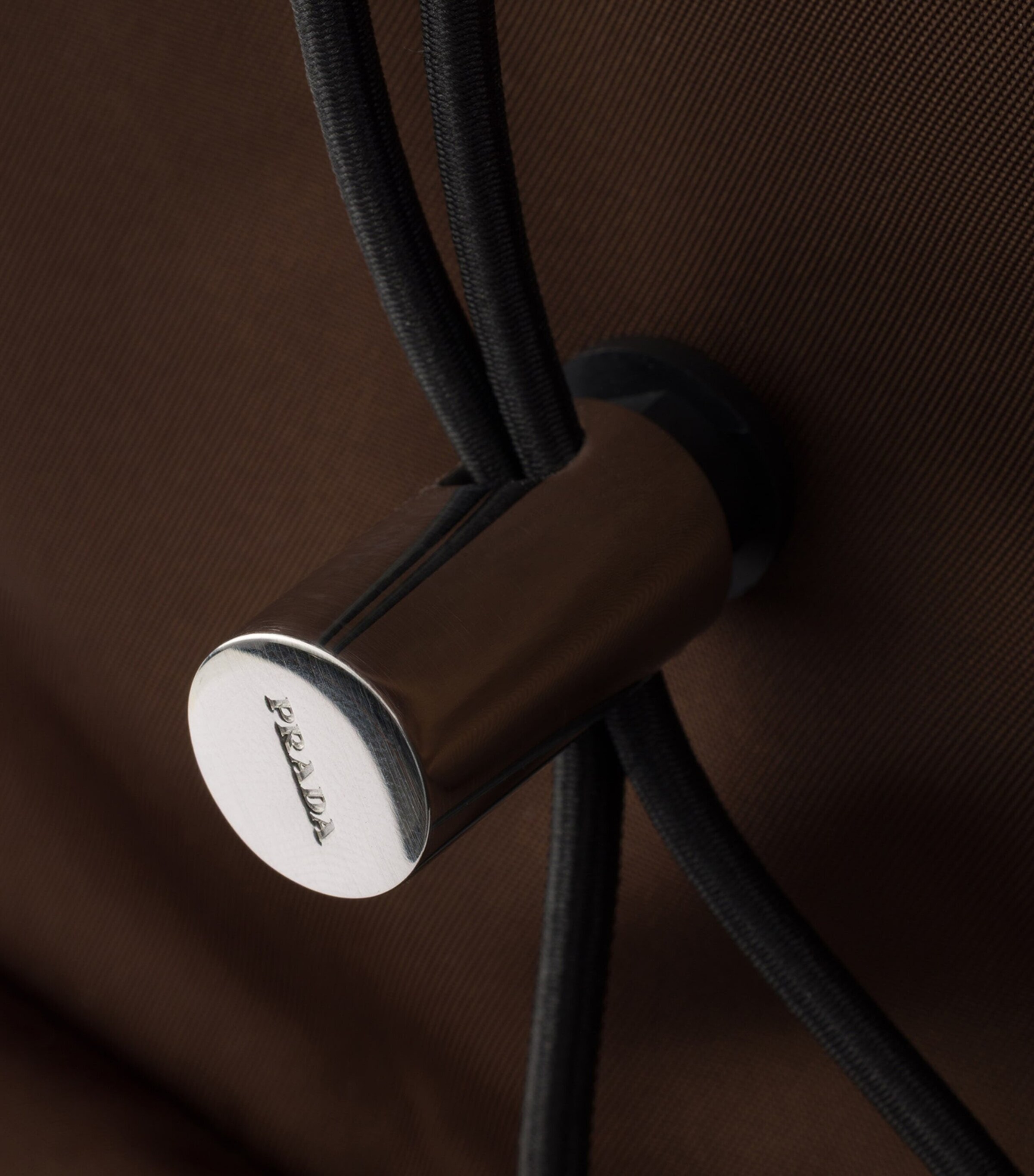 Prada Re-Nylon and Saffiano Leather Backpack Brown Image 5