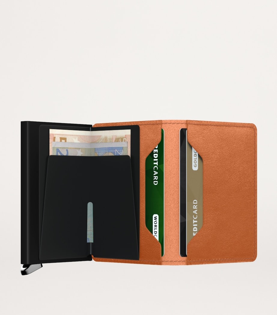 Suede Basco Slimwallet COGNAC Image 3