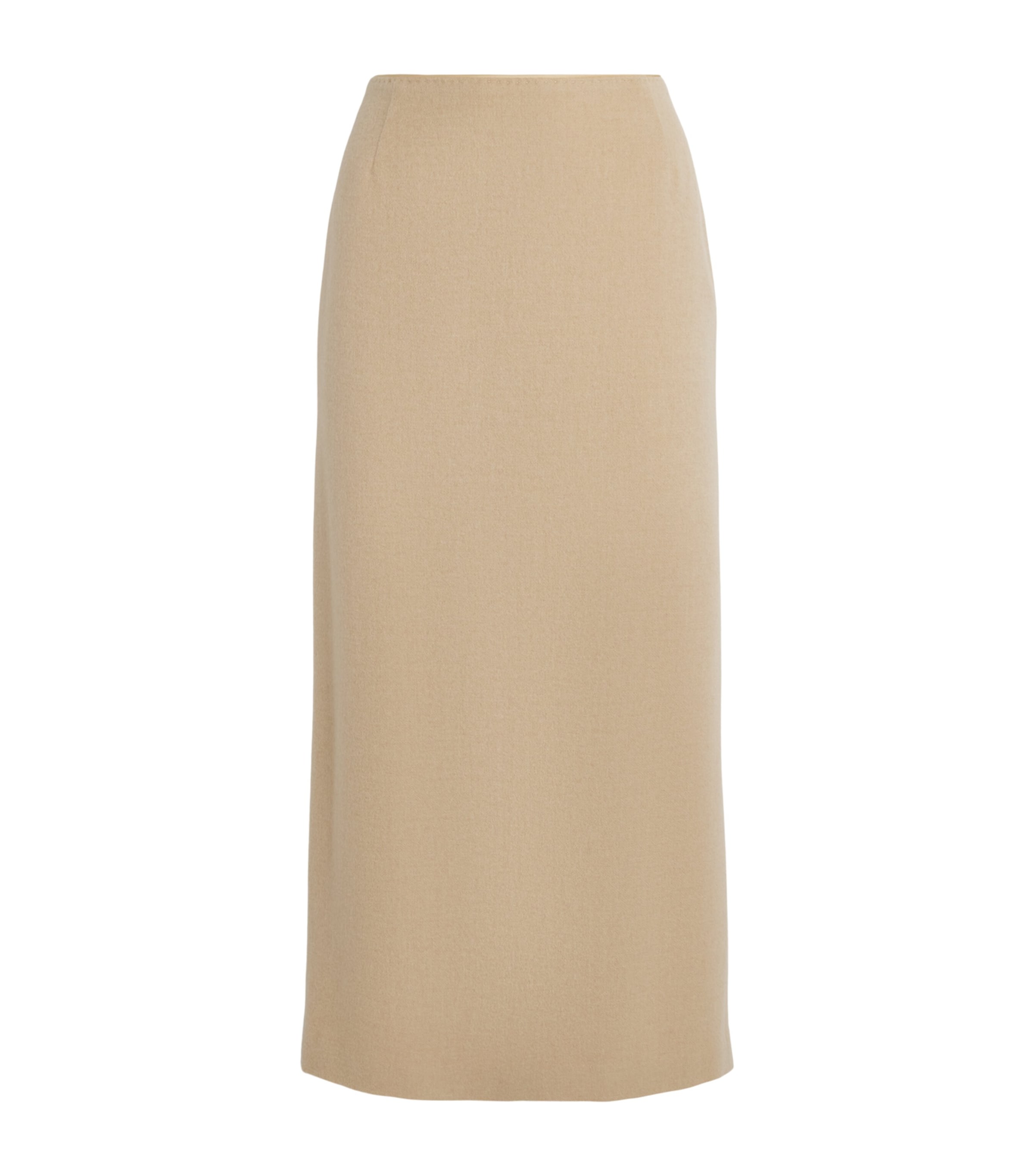 Lafayette 148 Camel Hair Midi Skirt In Neutral