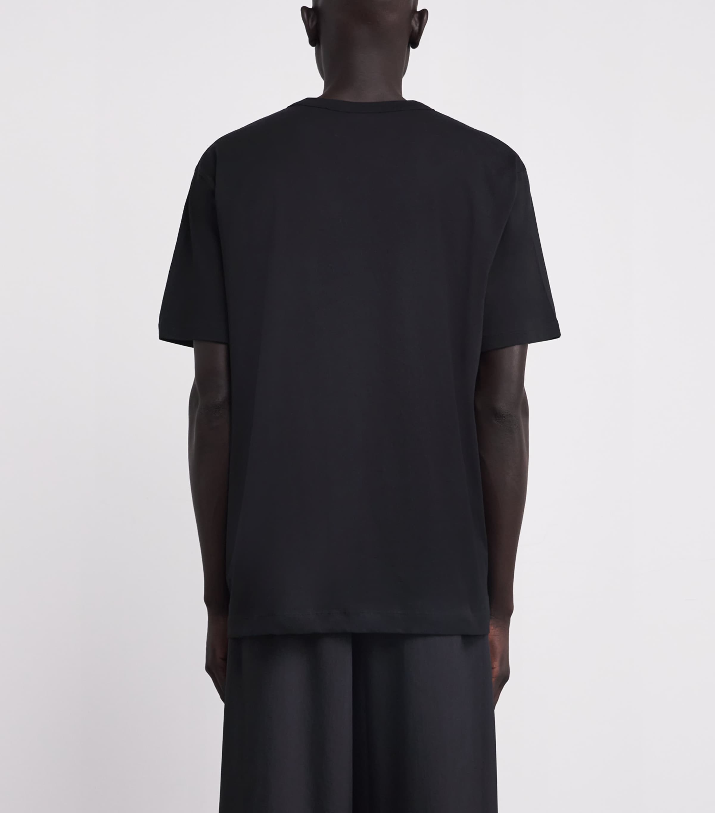 Cotton T-Shirt BLACK Image 4