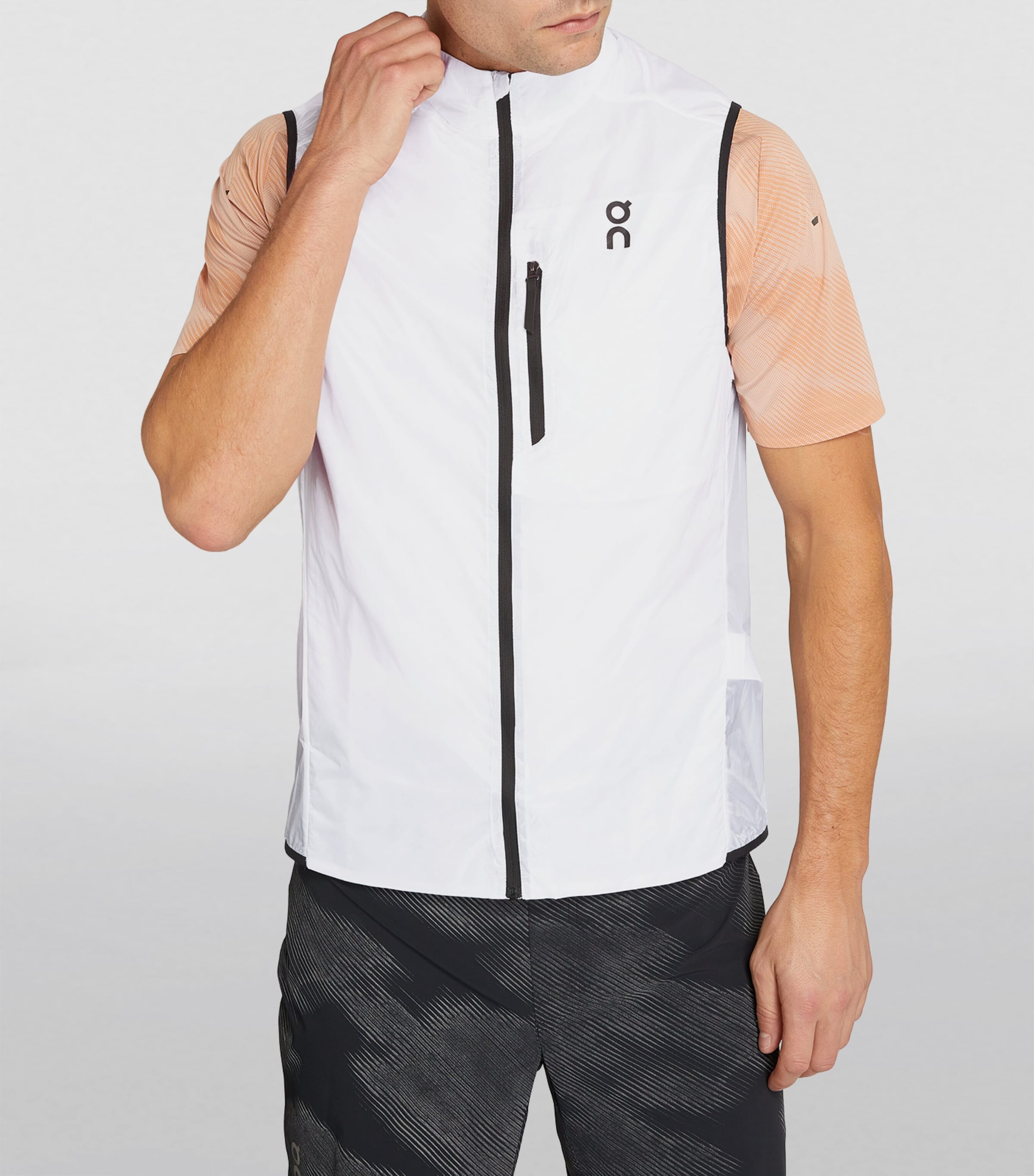 Weather Gilet UNDYED-WHITE | BLACK Image 3