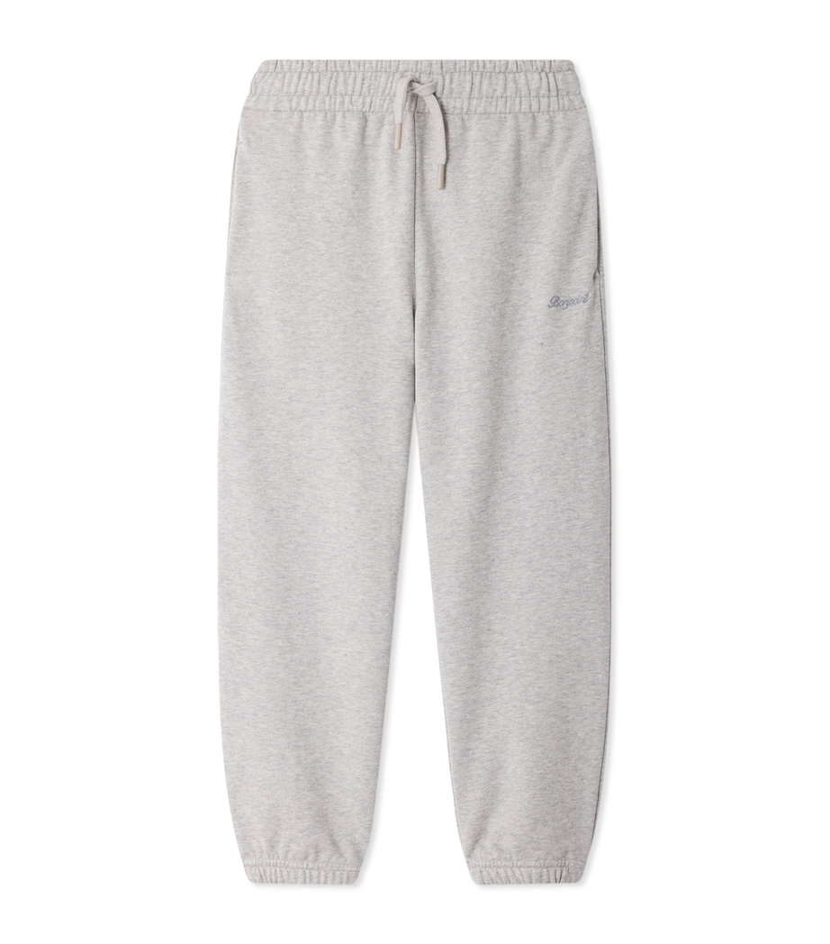 Bonpoint Cotton Sweatpants (4-8 Years) Gris Chine C. Image 1