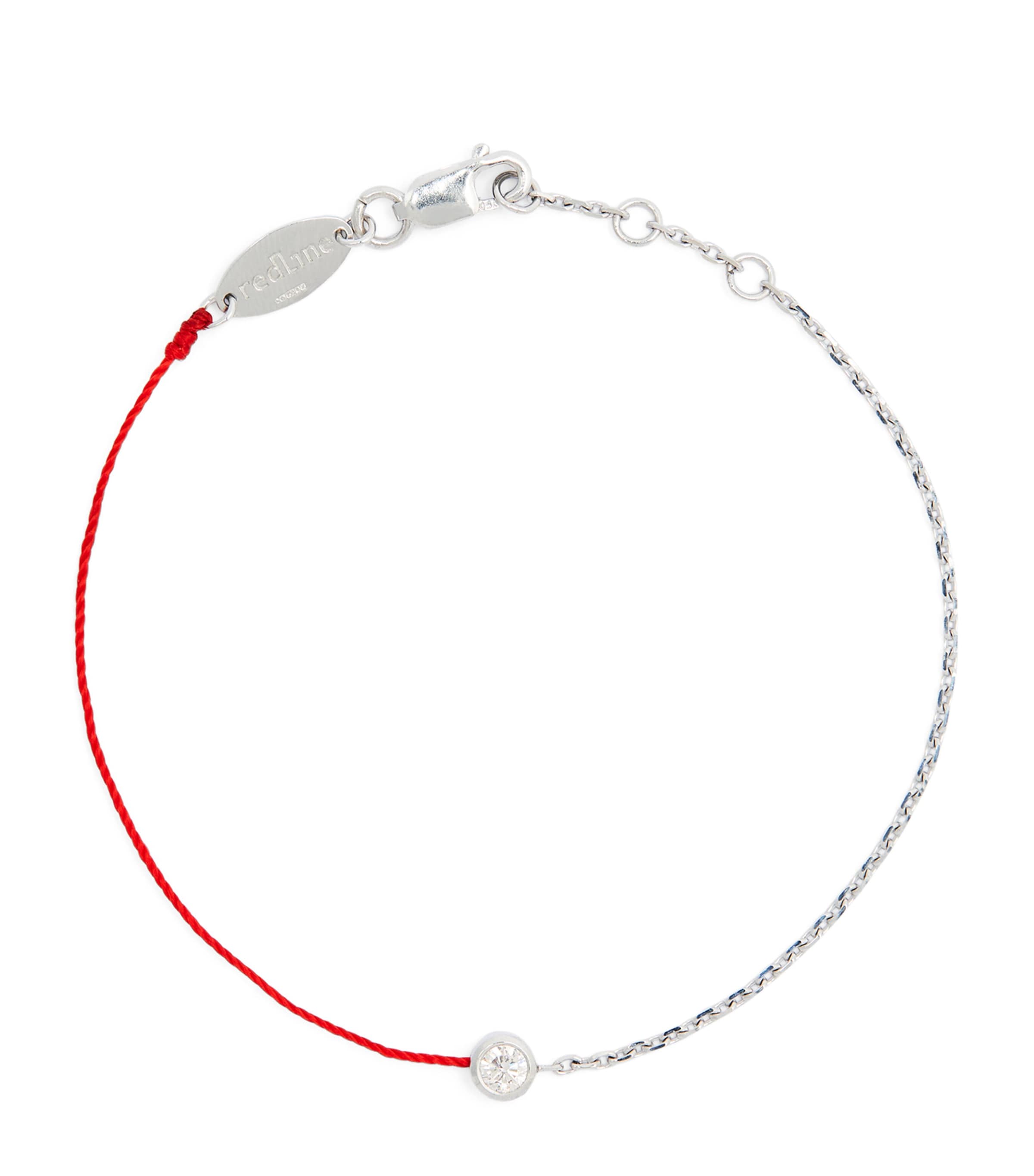 Redline White Gold and Diamond Pure Double Bracelet | Fine Jewellery | Fine Bracelets | Chain Bracelets | Designers | Redline