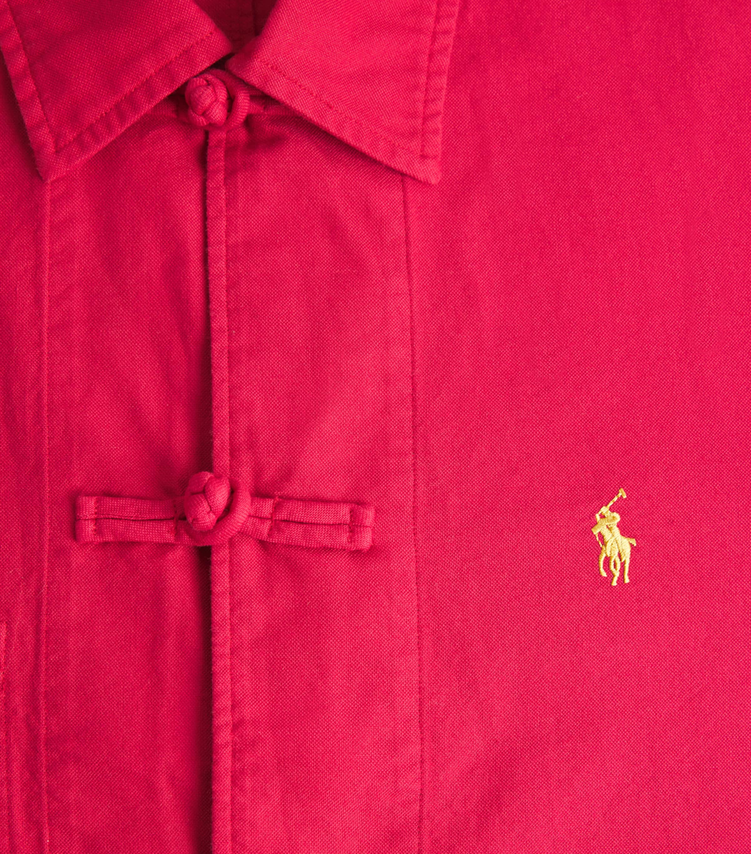 Polo Ralph Lauren Mens Cotton Lunar New Year Overshirt Red Image 5