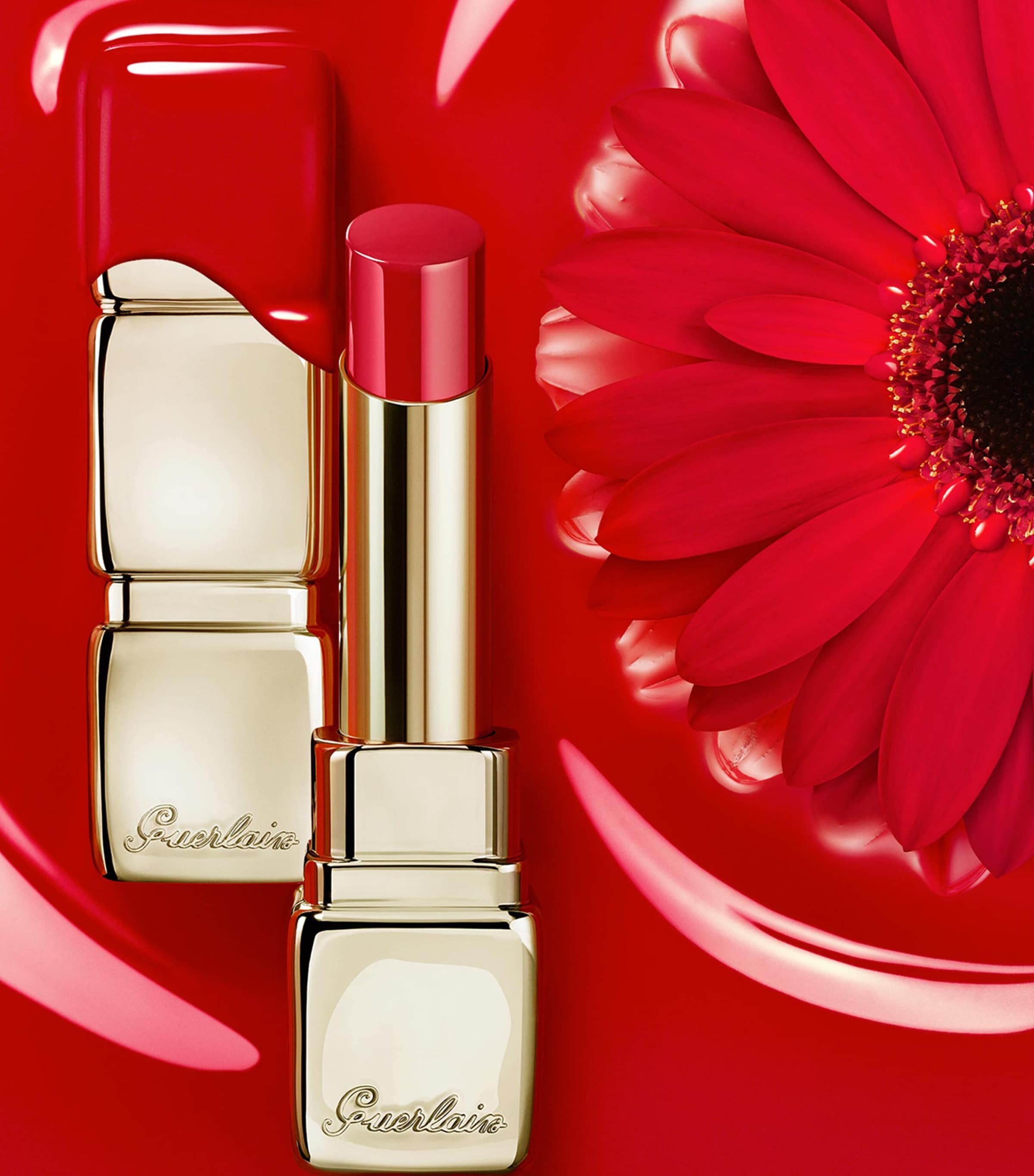 Guerlain KissKiss Shine Bloom Lipstick Petal Blush Image 4