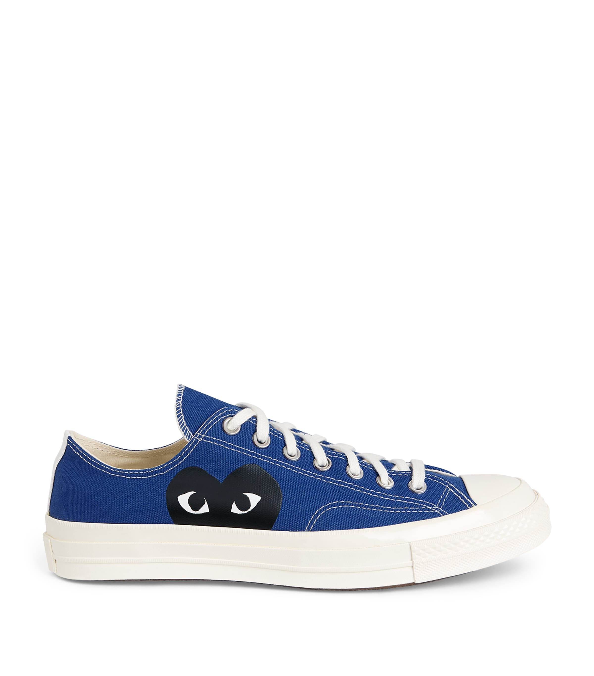 Comme Des Garçons Play Blue Converse Chuck Taylor Sneakers In Blue