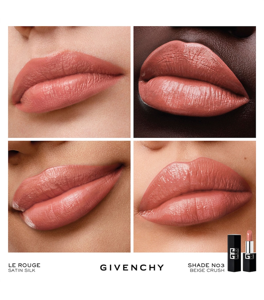 Givenchy Le Rouge Satin Silk High-Definition Lipstick Beige Crush Image 2