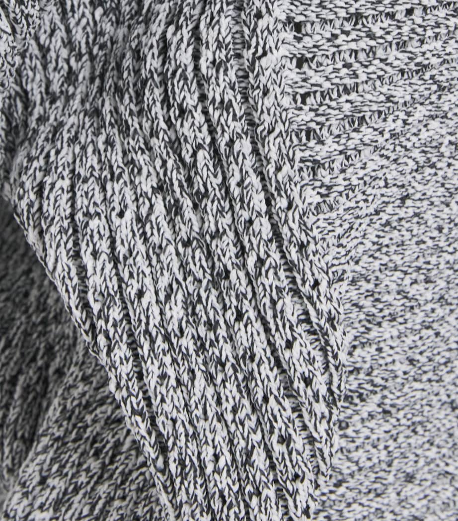Issey Miyake Womens Found Stone Knitted Trousers Grey Image 6