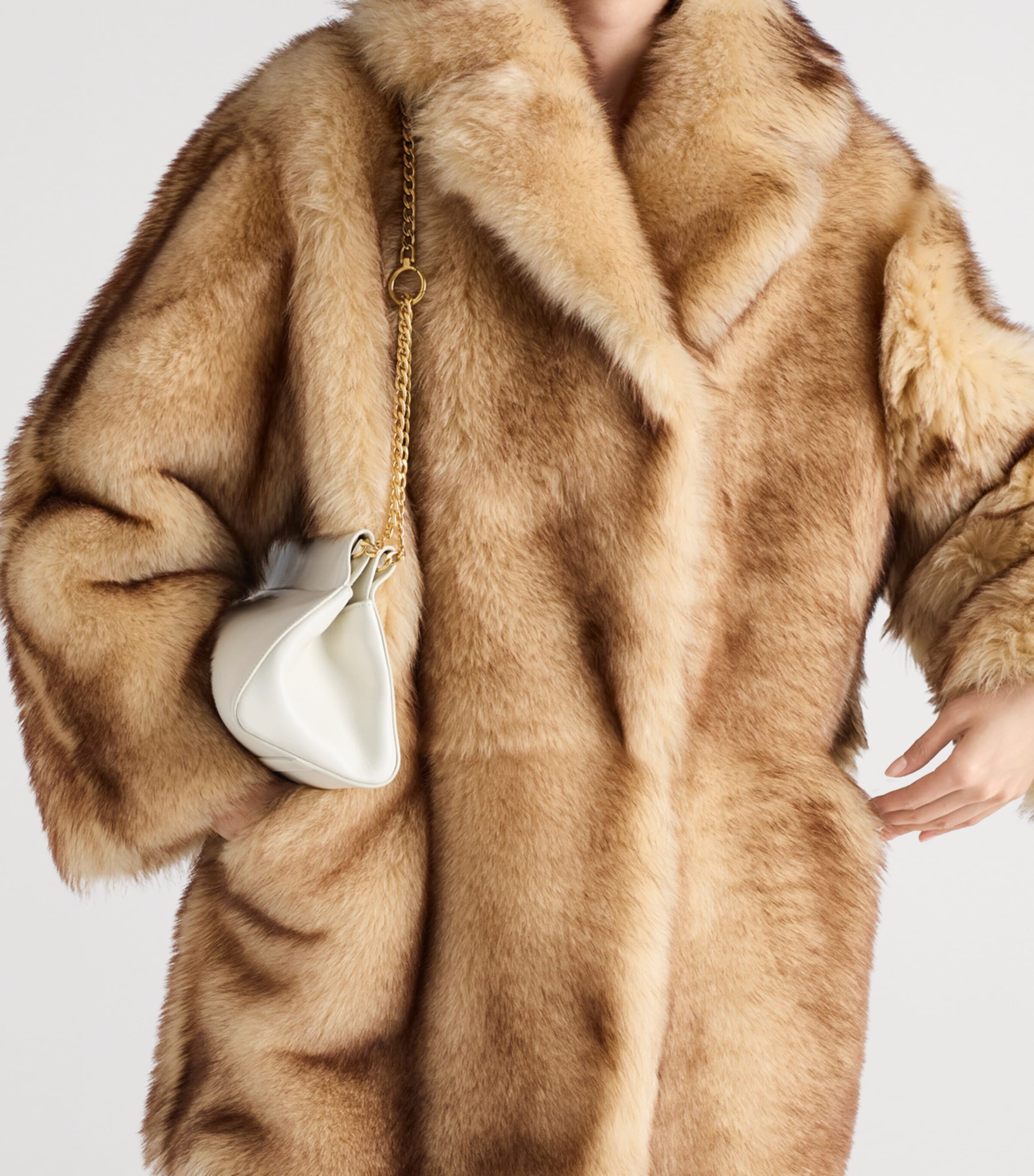 Shearling Caban Jacket F0151 Image 3