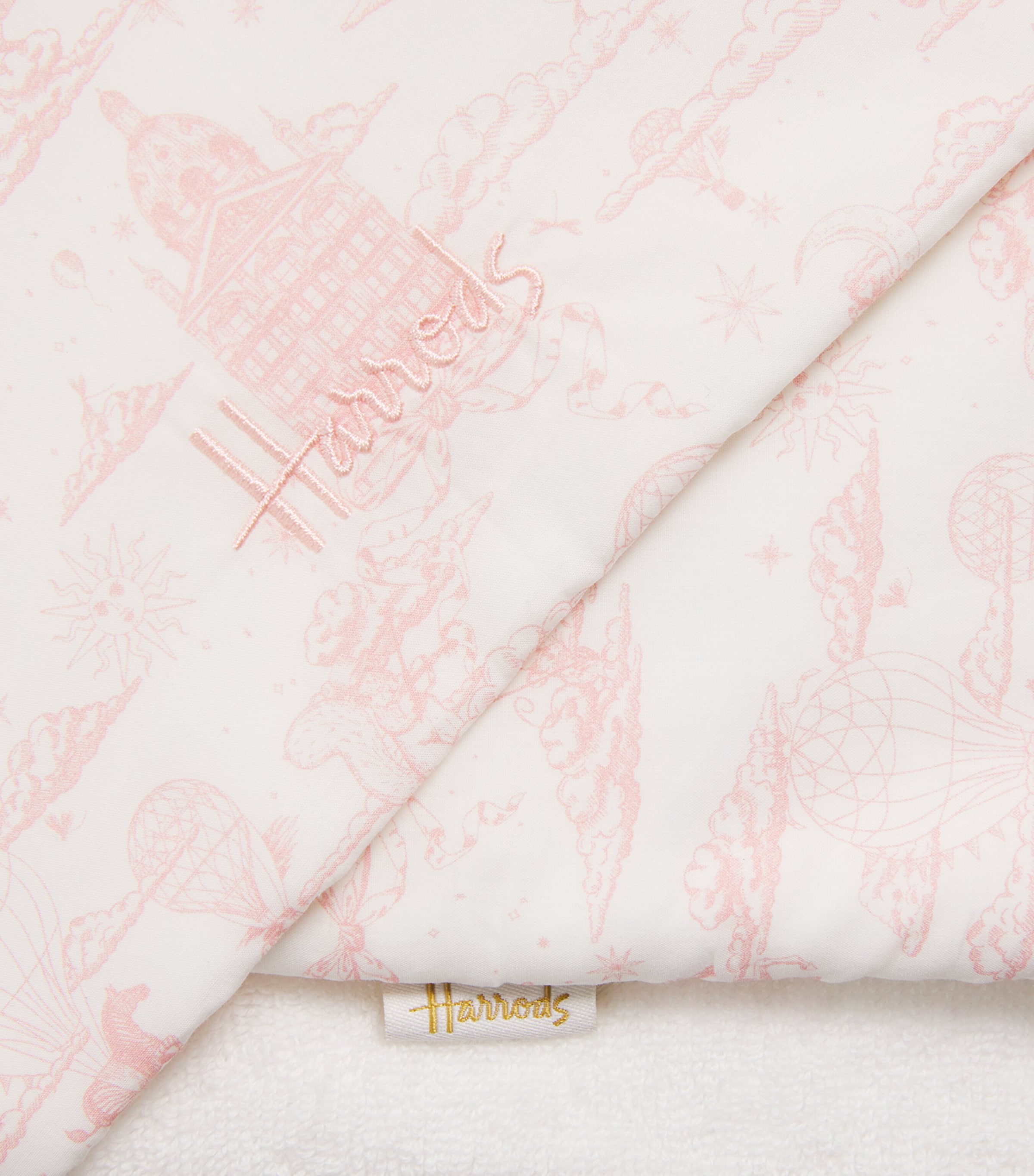 Organic Cotton Hooded Towel and Wash Mitt Set (70cm x 70cm) PINK Image 4