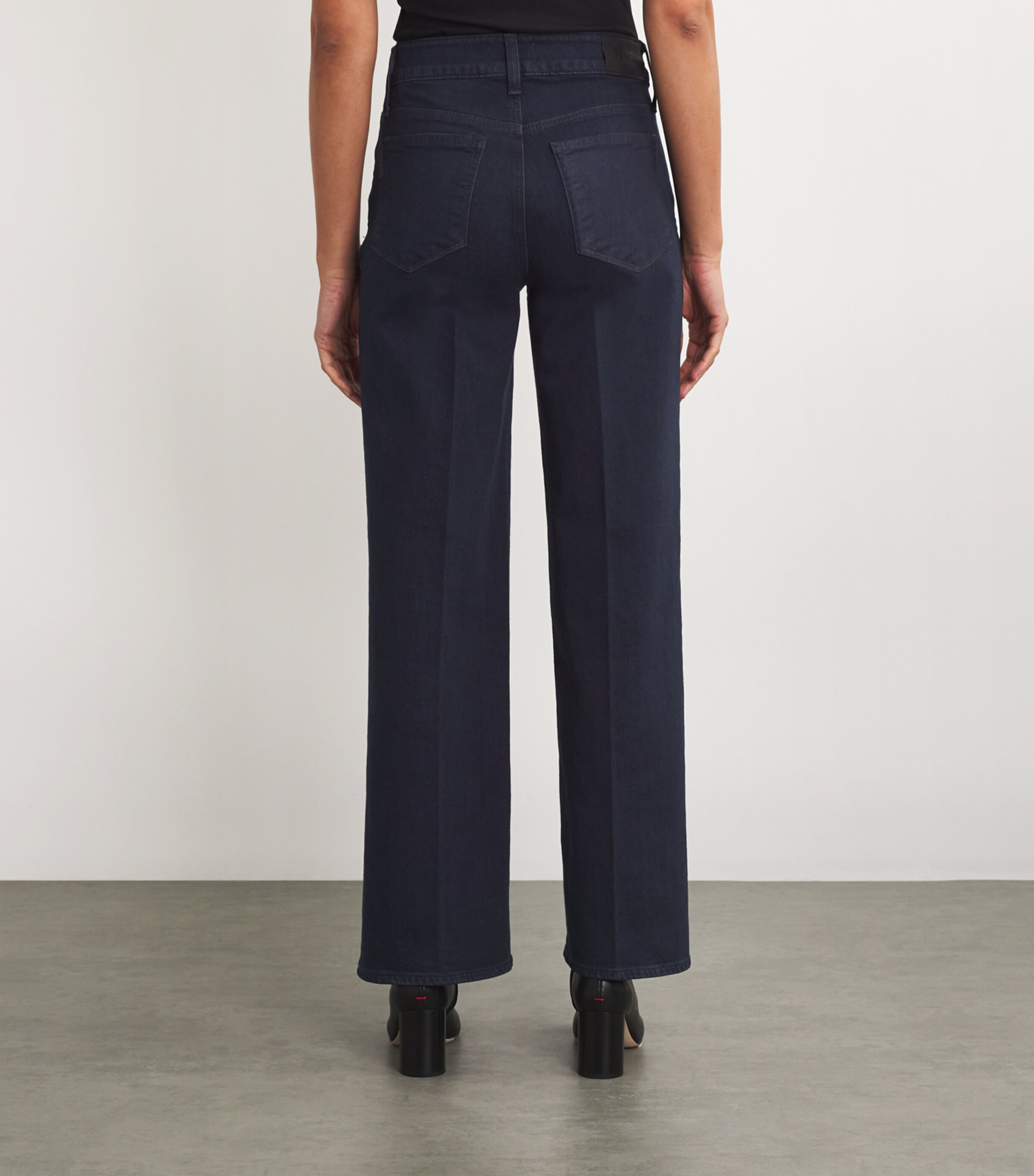 PAIGE Womens Sasha Wide-Leg Jeans Duchess Image 4