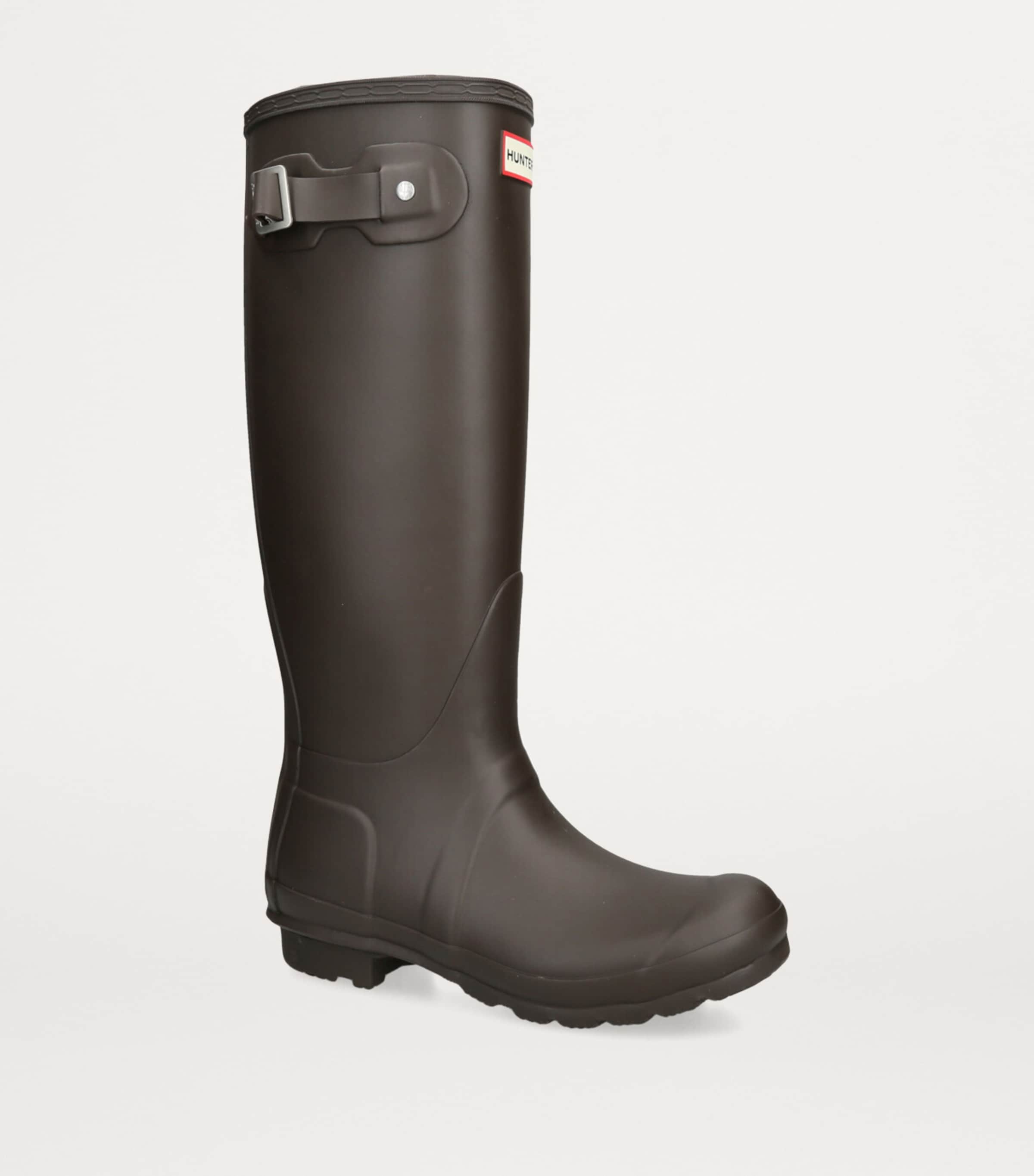 Original Tall Wellington Boots DARK BROWN Image 3