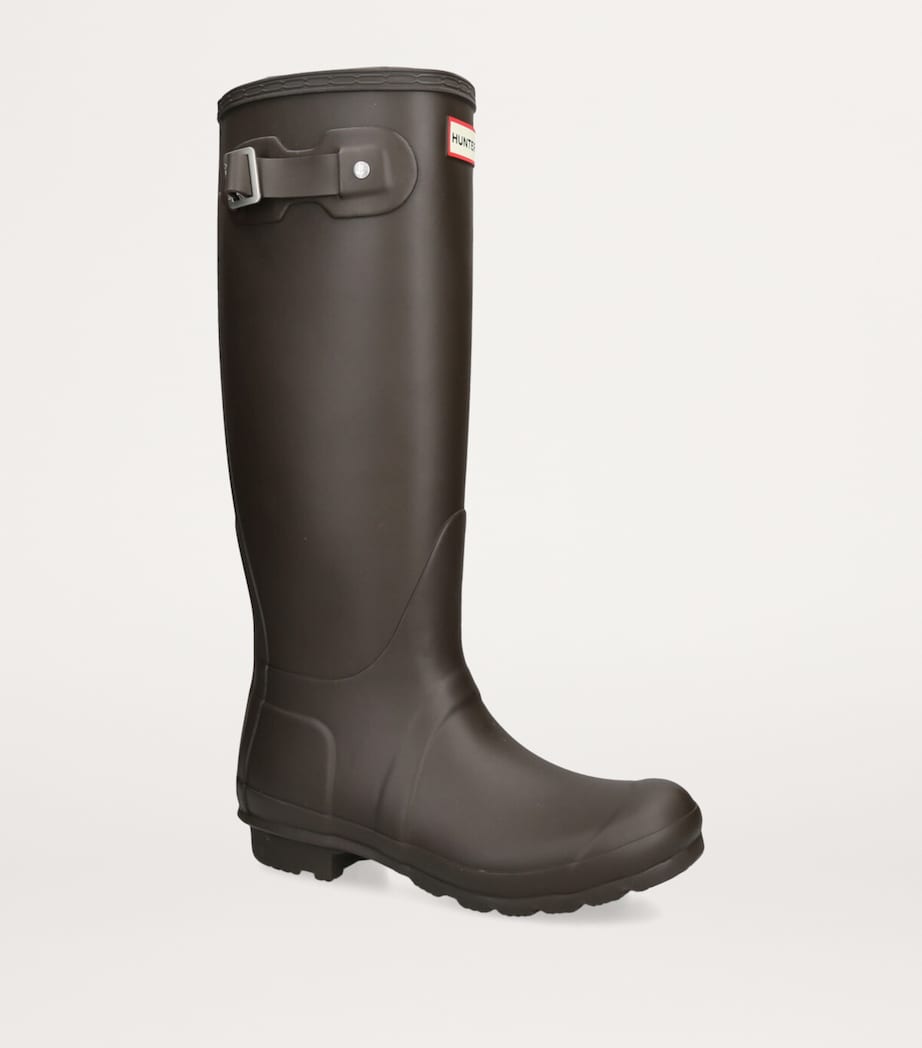 Original Tall Wellington Boots DARK BROWN Image 3