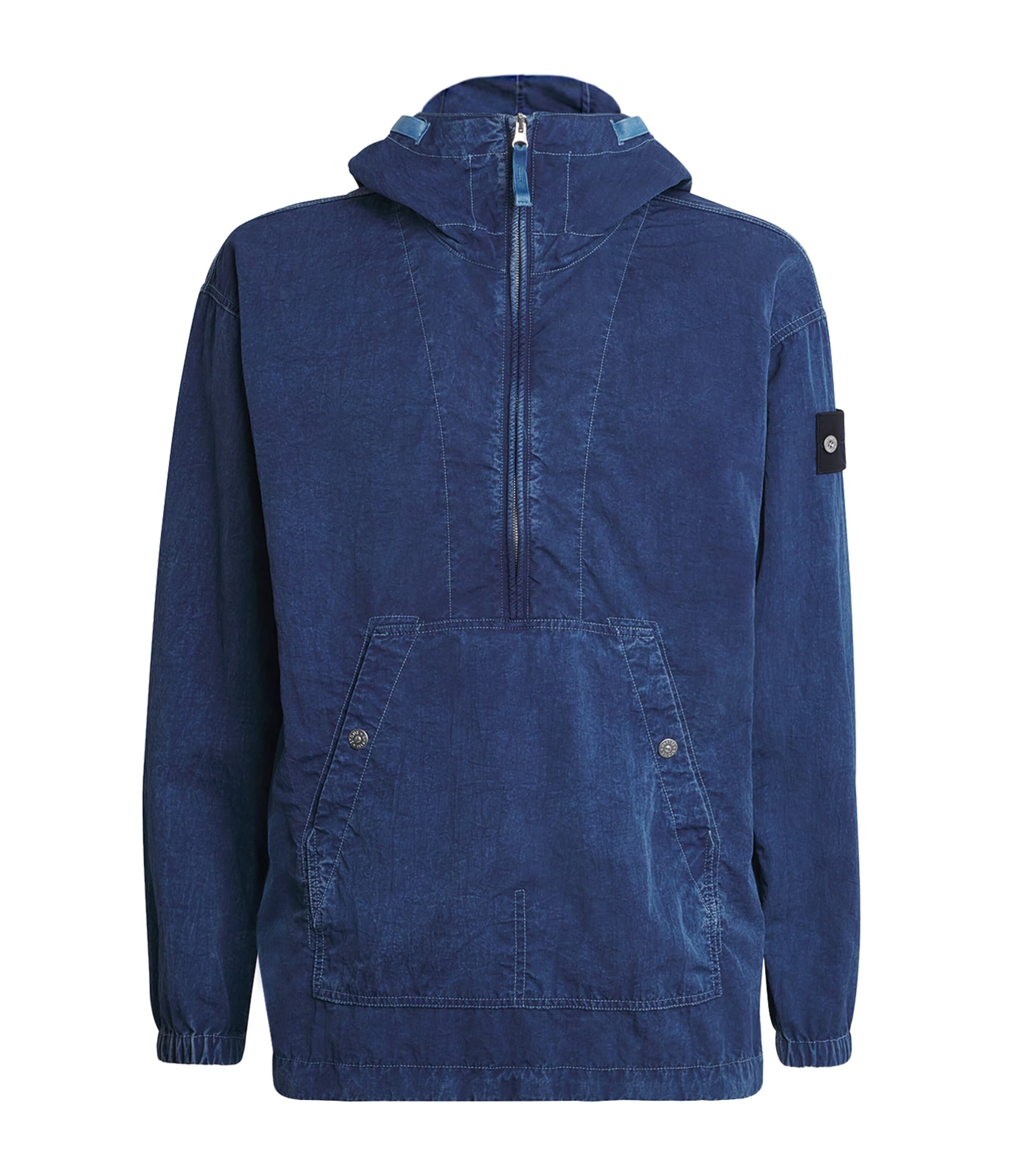 Stone Island Mens Hooded Anorak Jacket Image 1