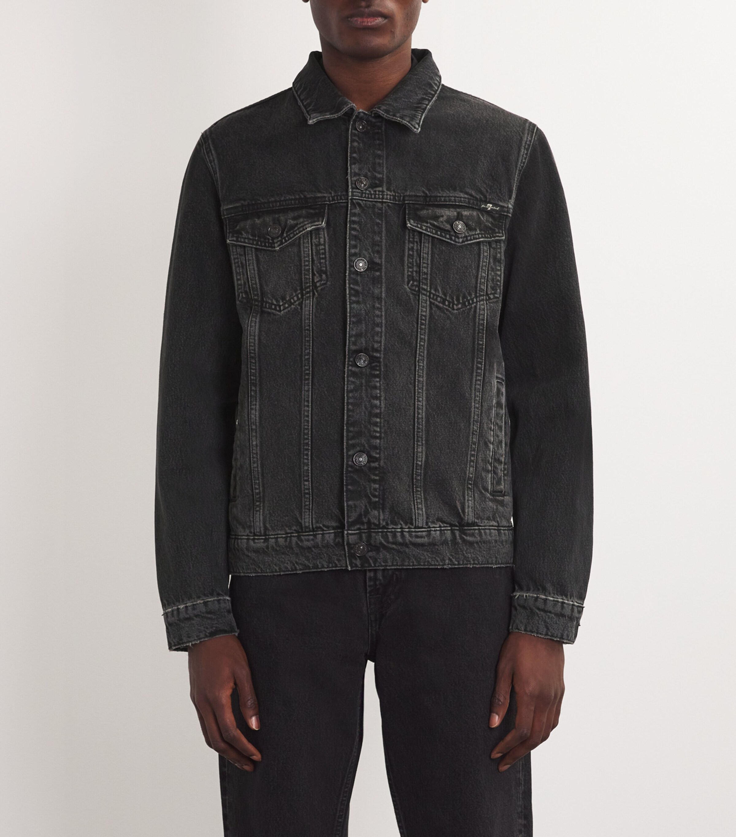 Denim Jacket BLACK Image 3