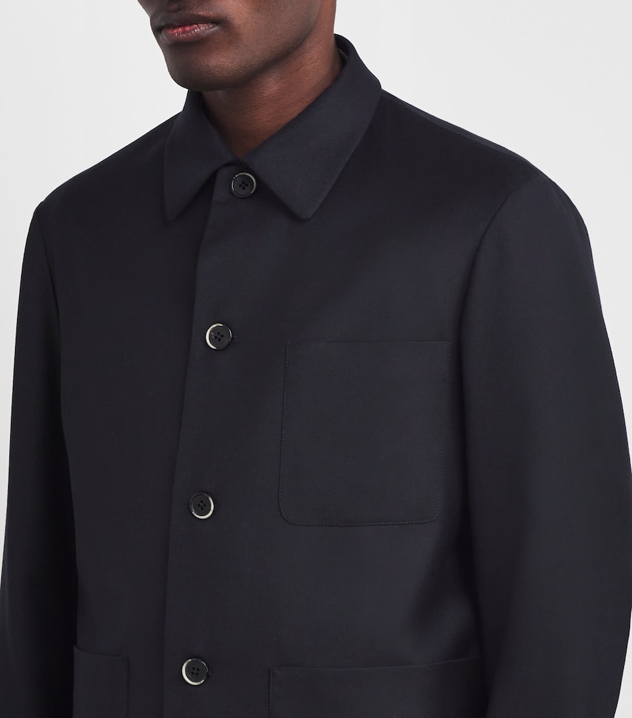 Cotton Twill Jacket 170 NAVY Image 6