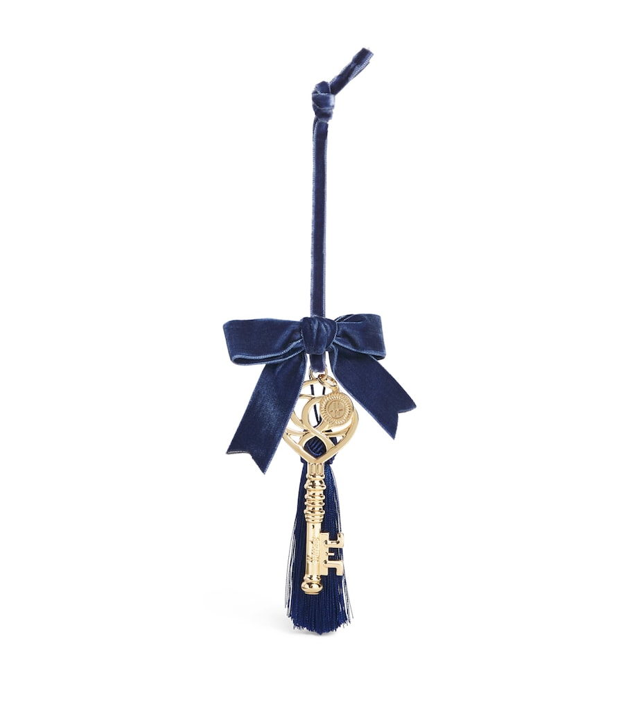 Harrods Velvet Tassel Tree Decoration Image 1
