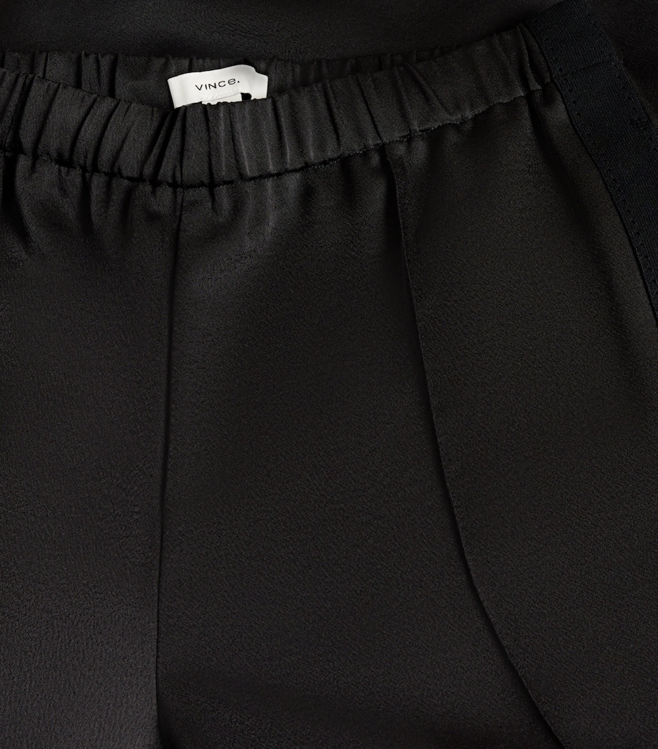Side-Stripe Straight Trousers 001BLK-BLACK Image 2