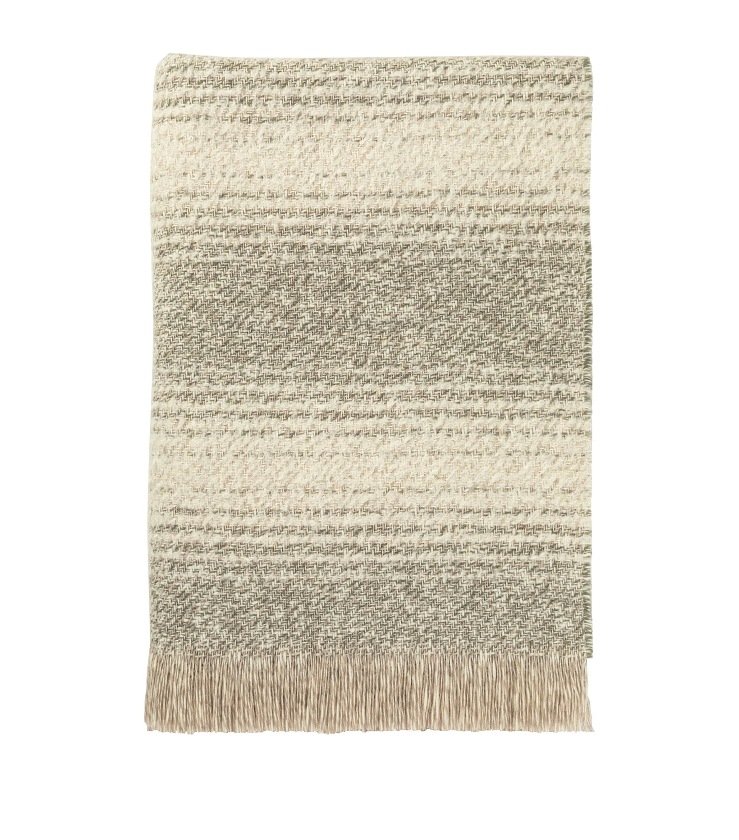 Johnstons Of Elgin Textural Ombré Throw (190cm x 140cm) Fern Image 1