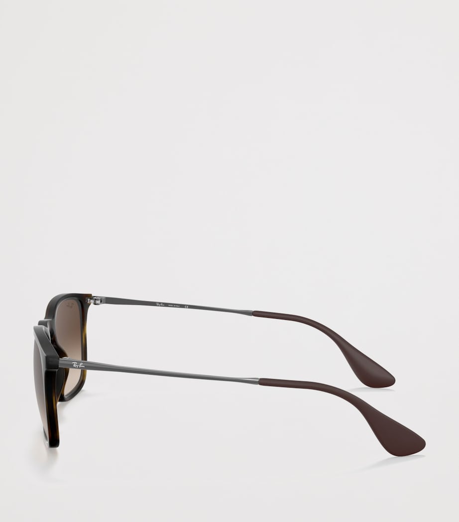 Ray-Ban Chris Square Sunglasses Brown Image 3