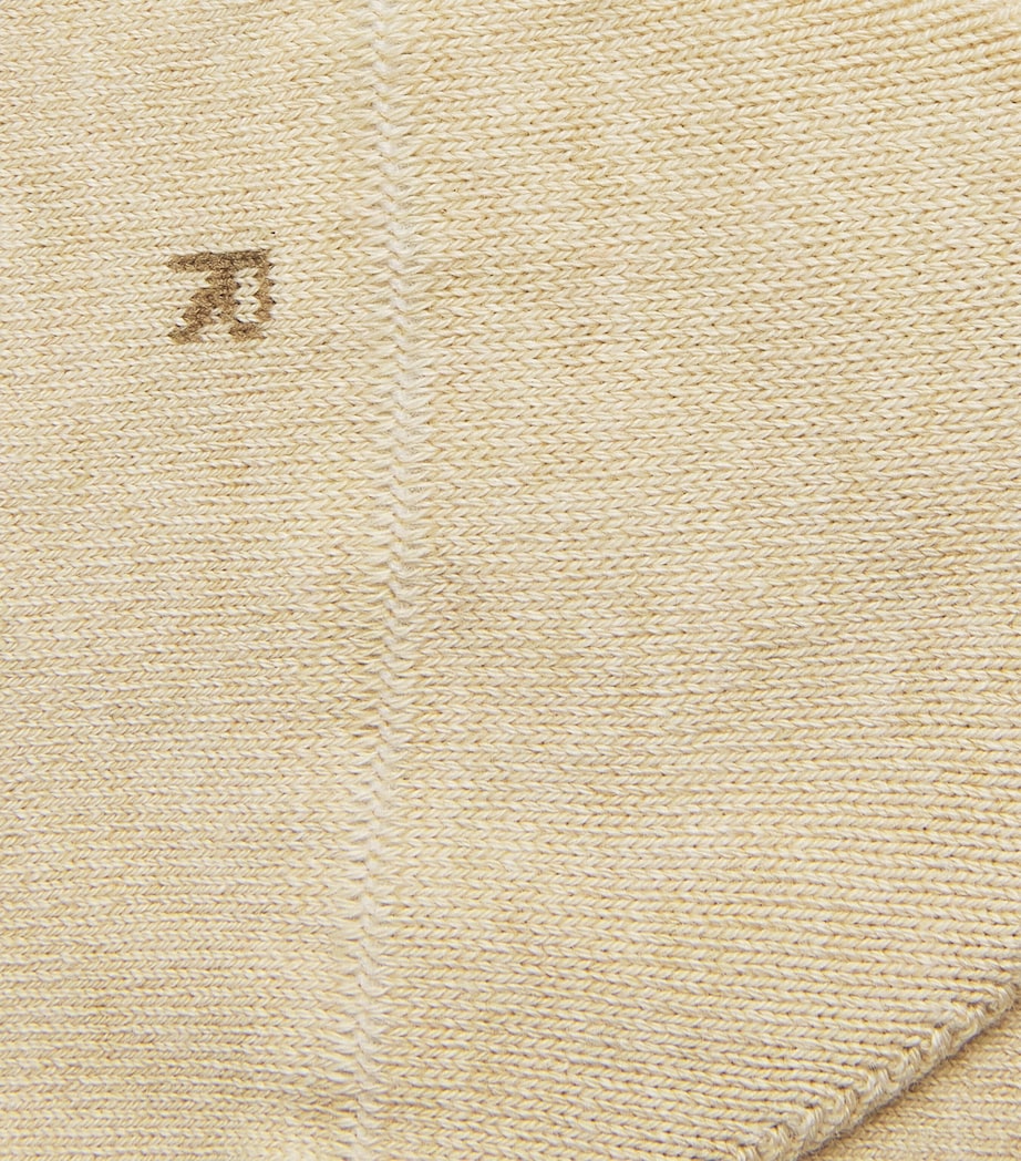 Falke Mens Sensitive London Socks Sand Melange Image 2