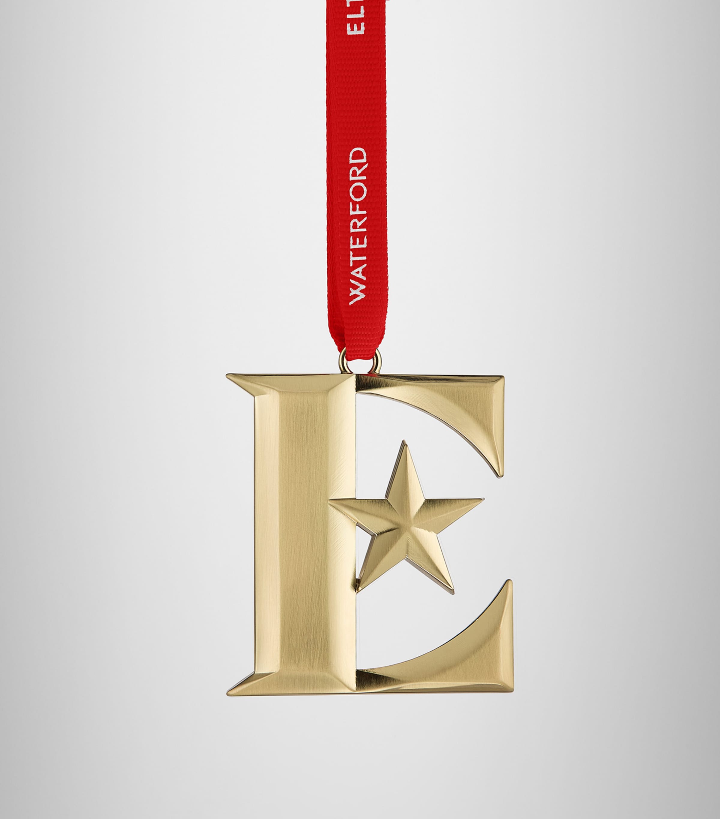 x Elton John 'E' Christmas Tree Decoration GOLD Image 3