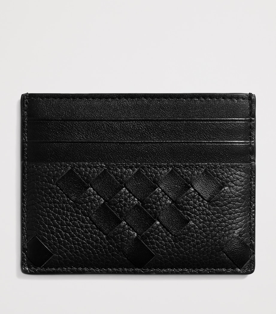Bottega Veneta Leather Intrecciato Card Holder Image 2