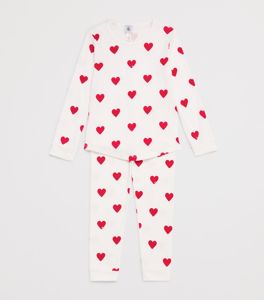 Cotton Heart Pyjama Set (4-12 Years) 04 WHITE Image 3