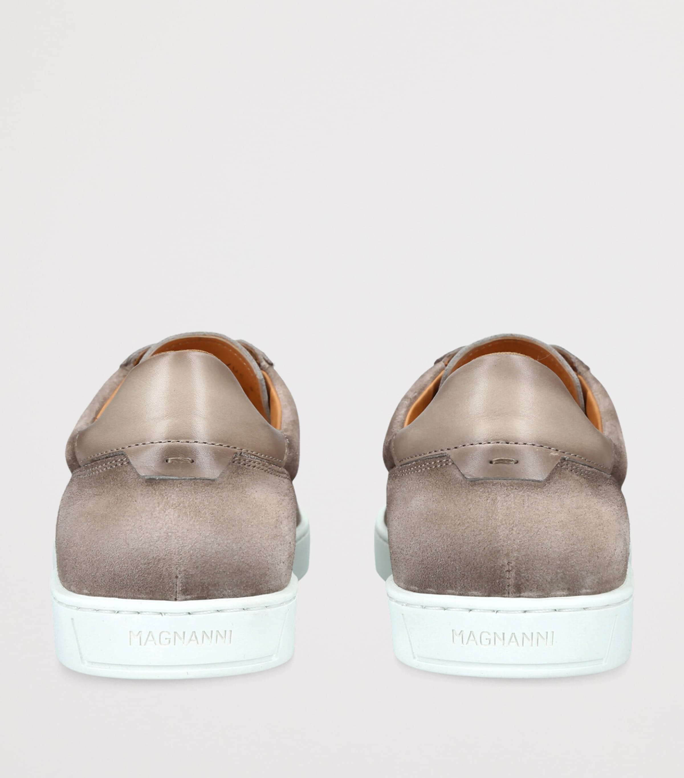 Suede Laceless Sneakers BONE Image 2