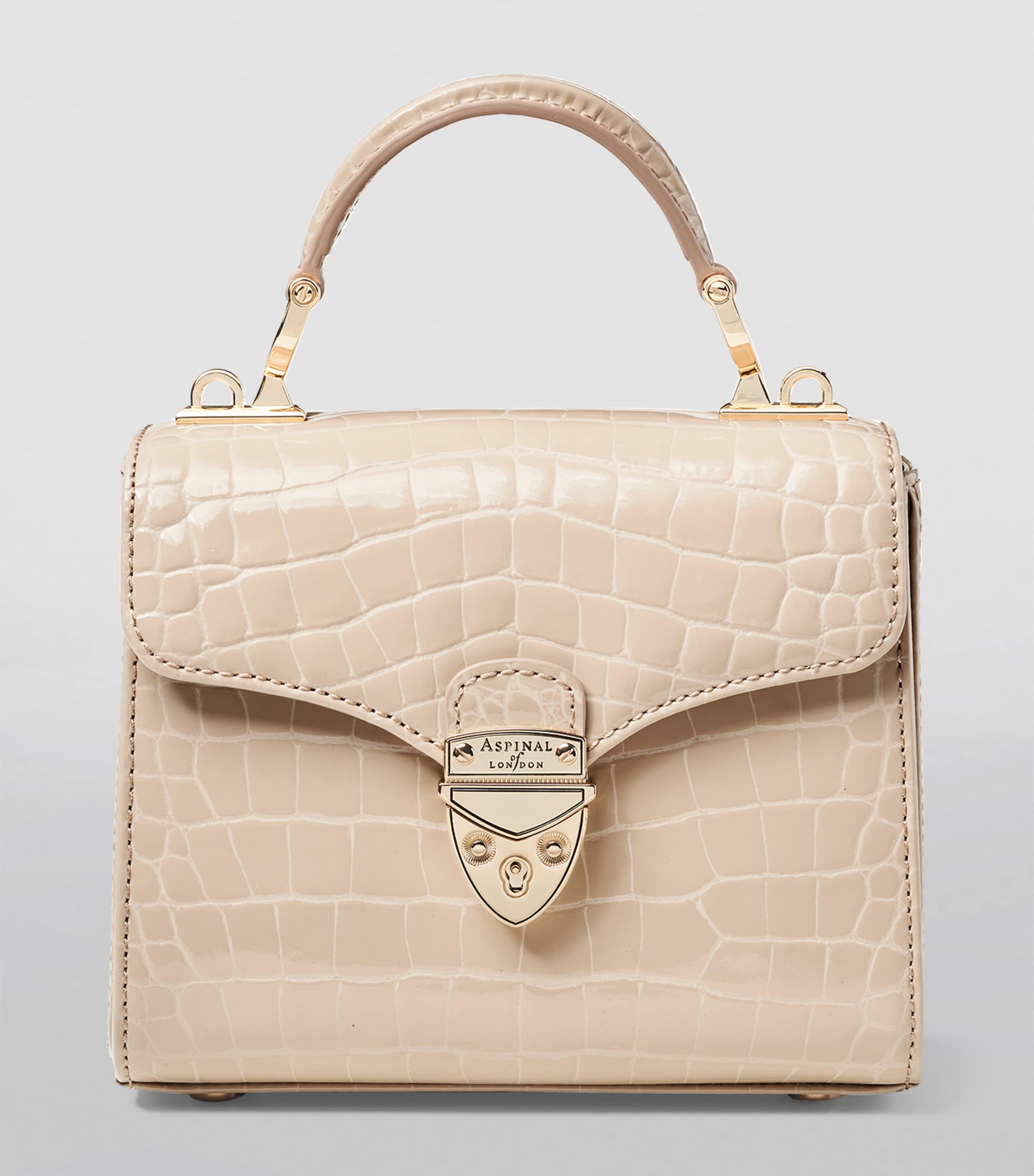 Mini Mayfair Top-Handle Bag TAUPE Image 2
