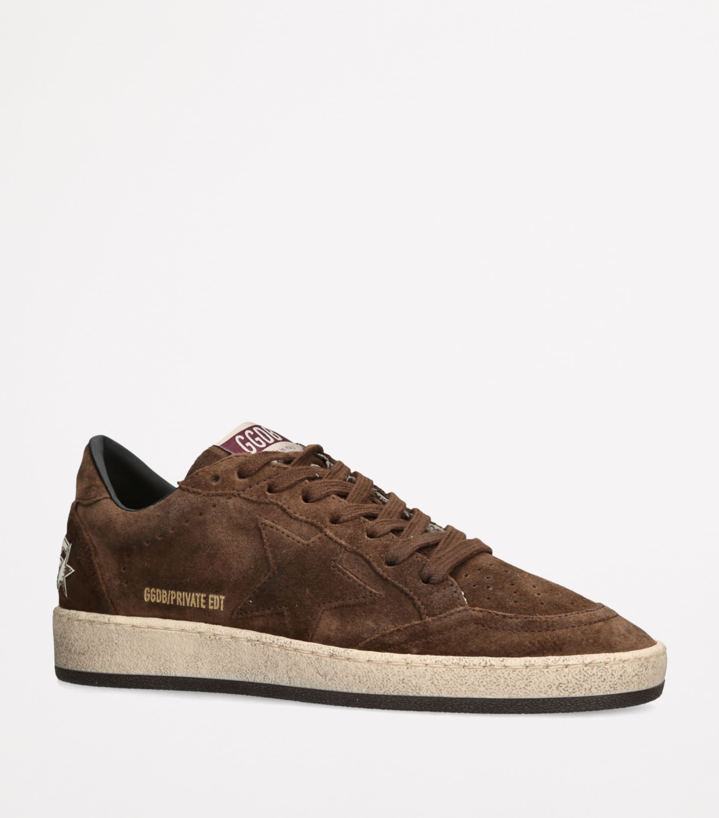 Suede Ball Star Sneakers BROWN Image 3