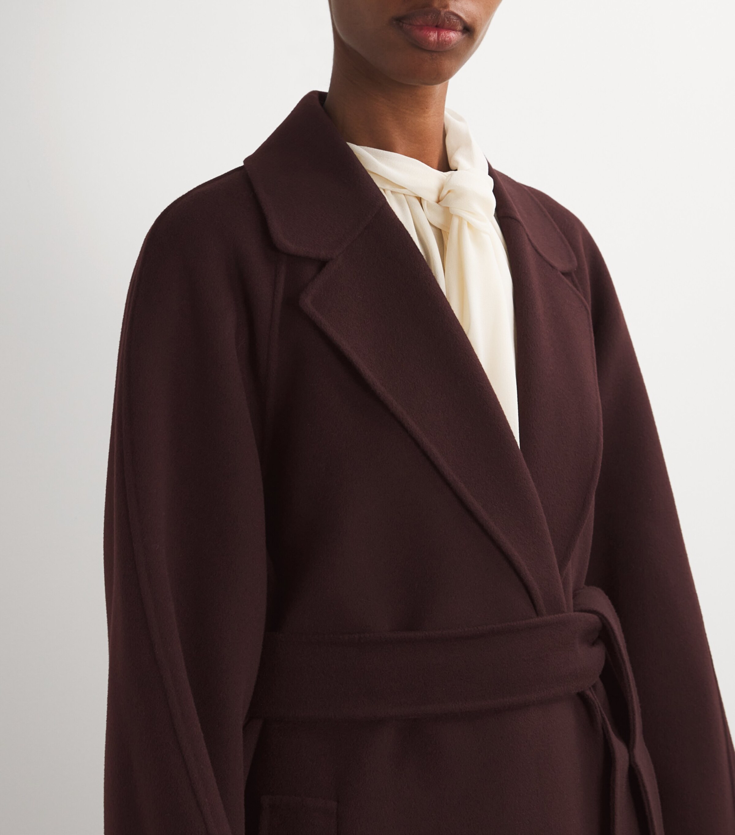 Max Mara Wool Belted Coat Harrods TW