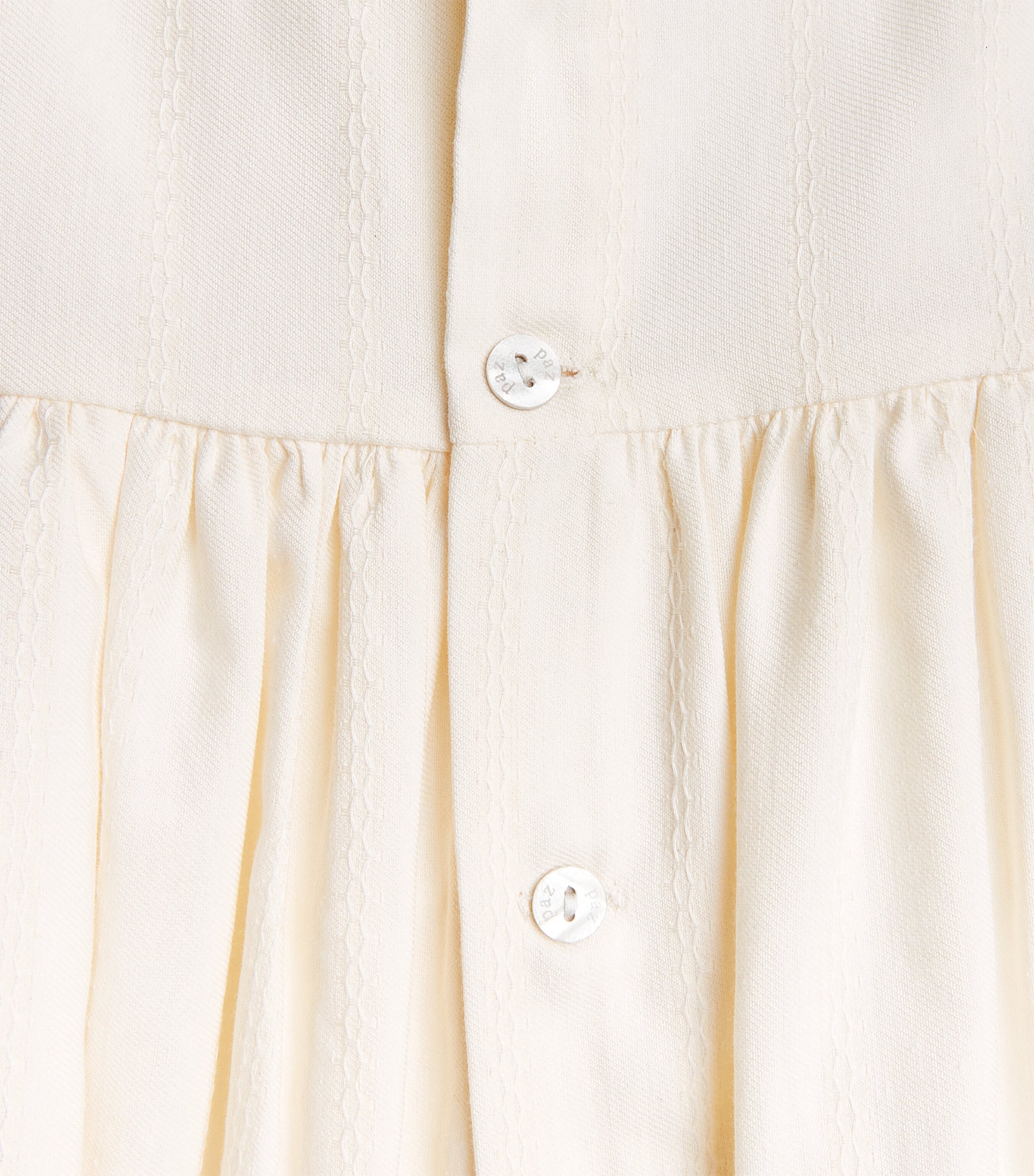 Paz Rodriguez Lace-Trim Dress and Bonnet Set (1-12 Months) Cream Image 3
