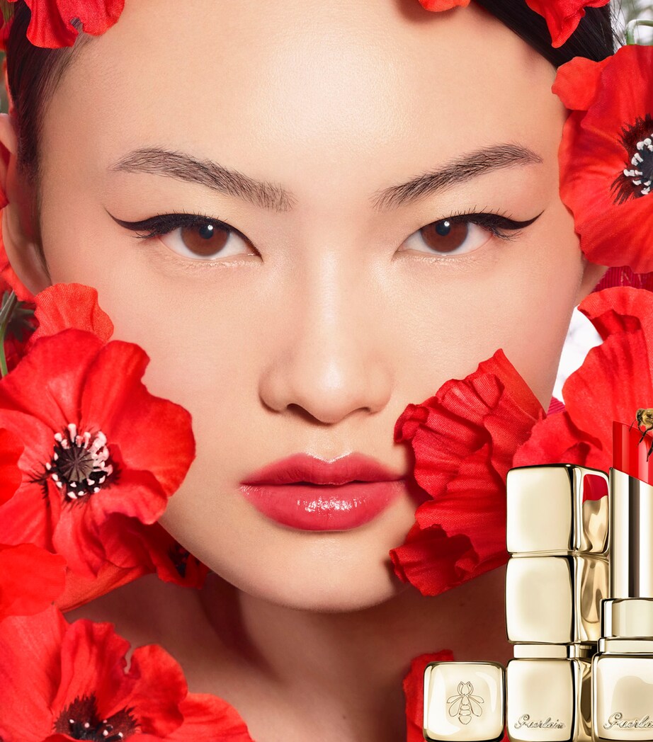 Guerlain KissKiss Bee Glow Honey Tint Balm (3.2g) Peach Image 7