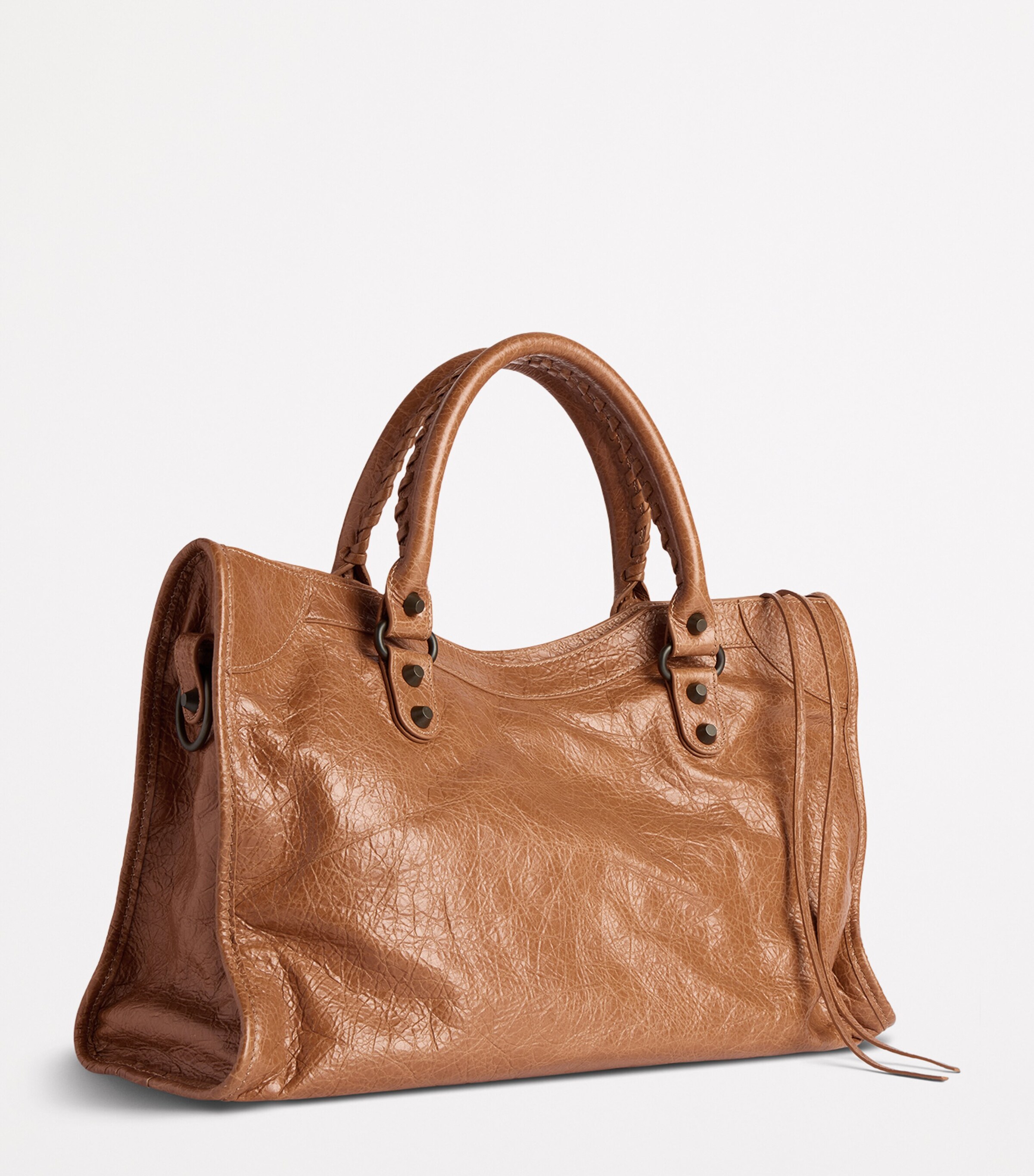 Balenciaga Medium Leather Le City Top-Handle Bag Image 3