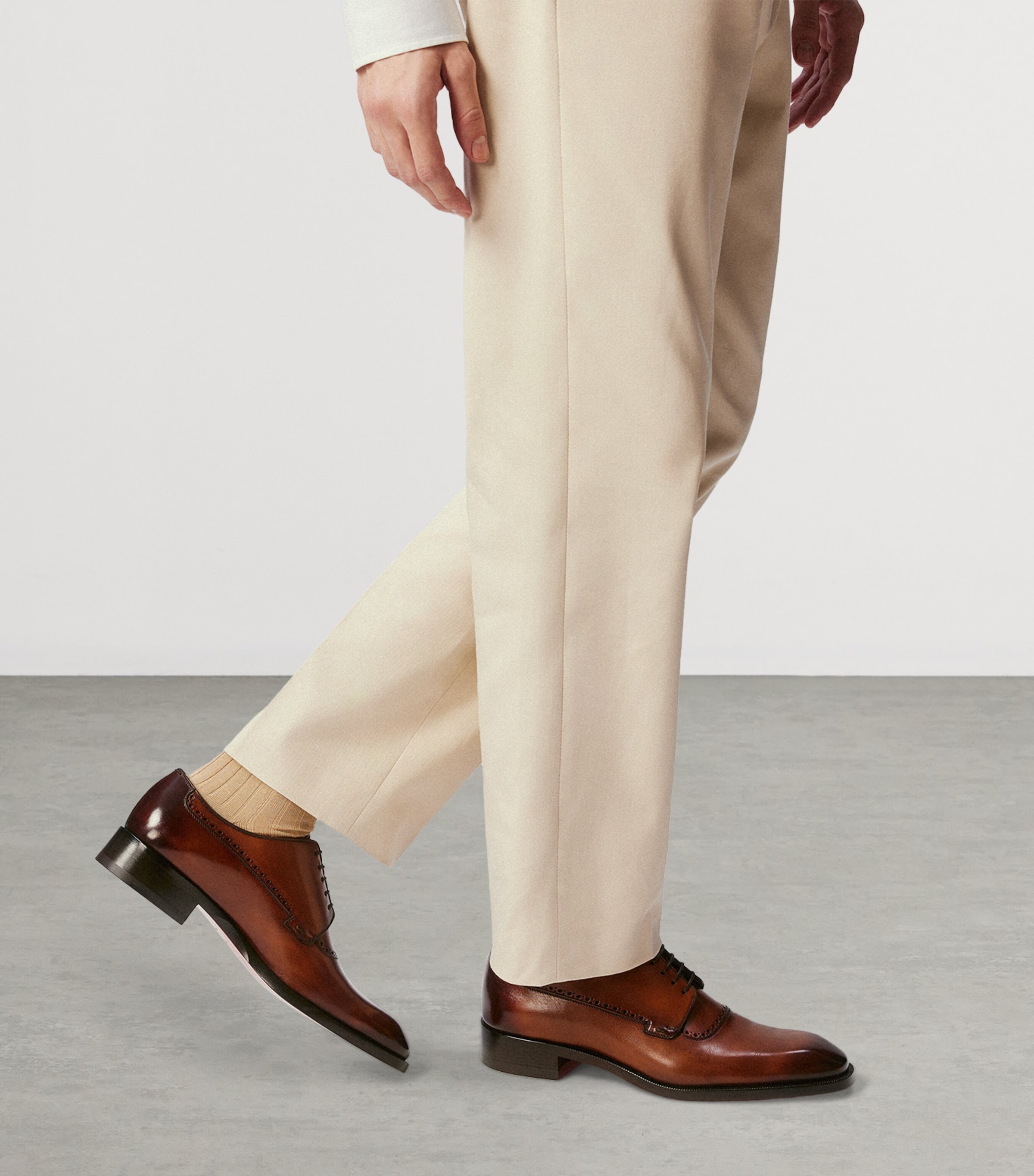 Sartoby Calf Leather Derby Shoes BWI3 Image 2