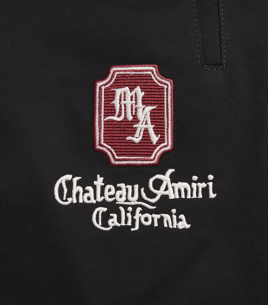 AMIRI Mens Château California Straight Sweatpants Black Image 6