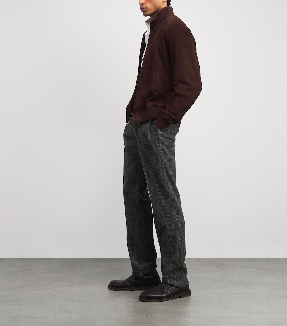 Suede Track Jacket BROWN Image 2