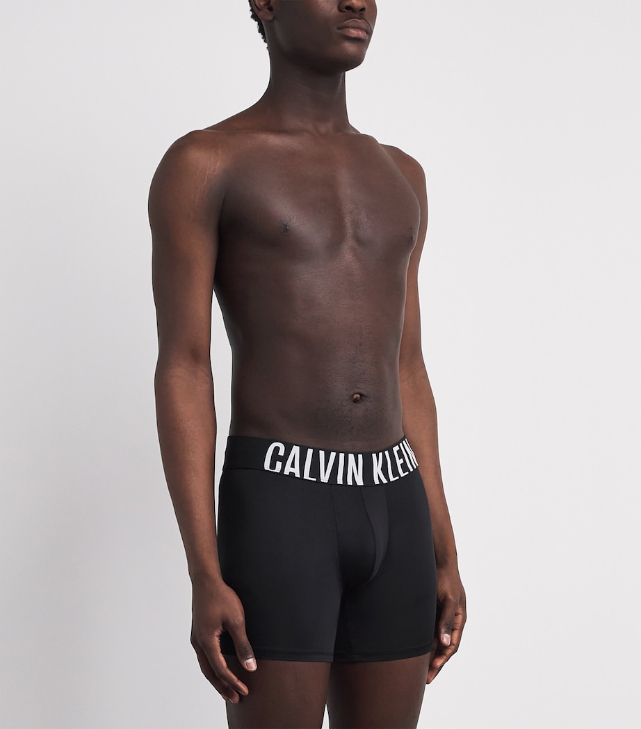 Calvin Klein Mens Intense Power Boxer Briefs (Pack of 3) Black/mist/mist Image 2