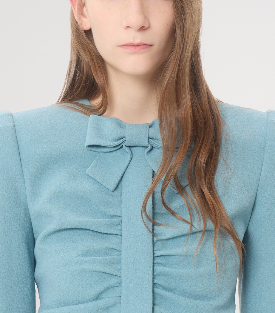 Virgin Wool Ruched Jacket FKY Image 6